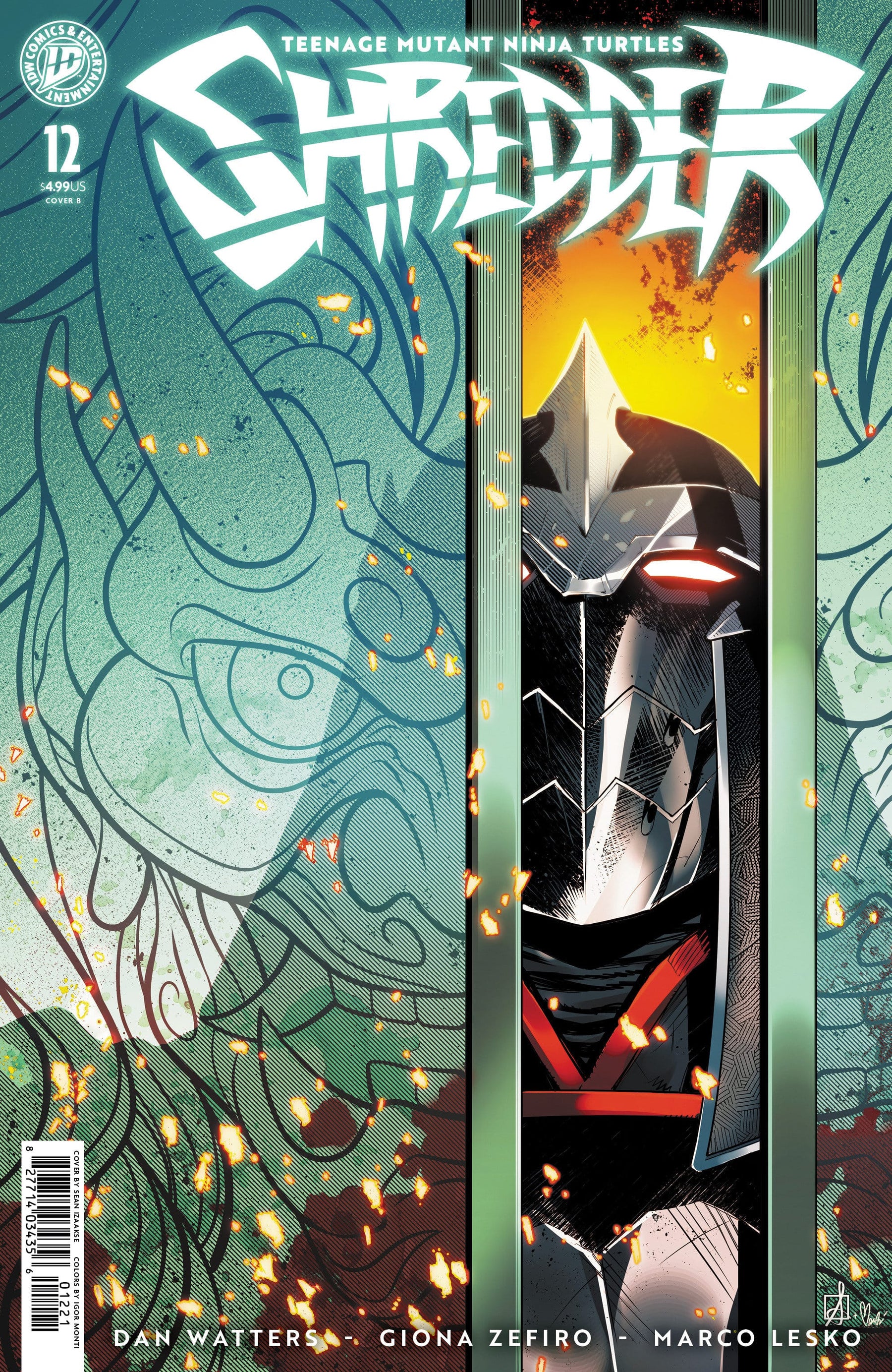 Teenage Mutant Ninja Turtles: Shredder #12 Variant B (Izaakse) (Release Date: 09/16/2026)