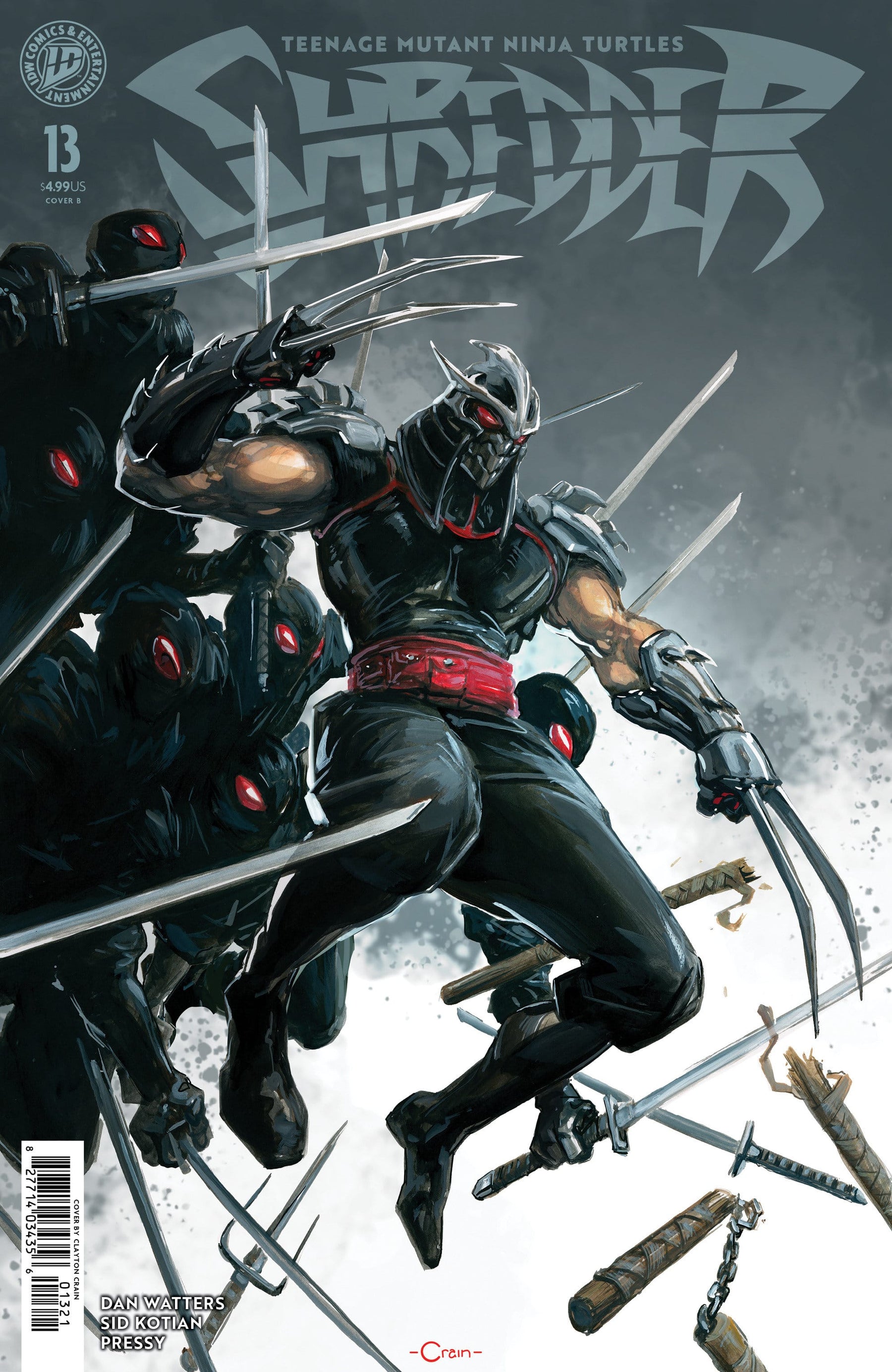 Teenage Mutant Ninja Turtles: Shredder #13 Variant B (Crain) (Release Date: 10/28/2026)