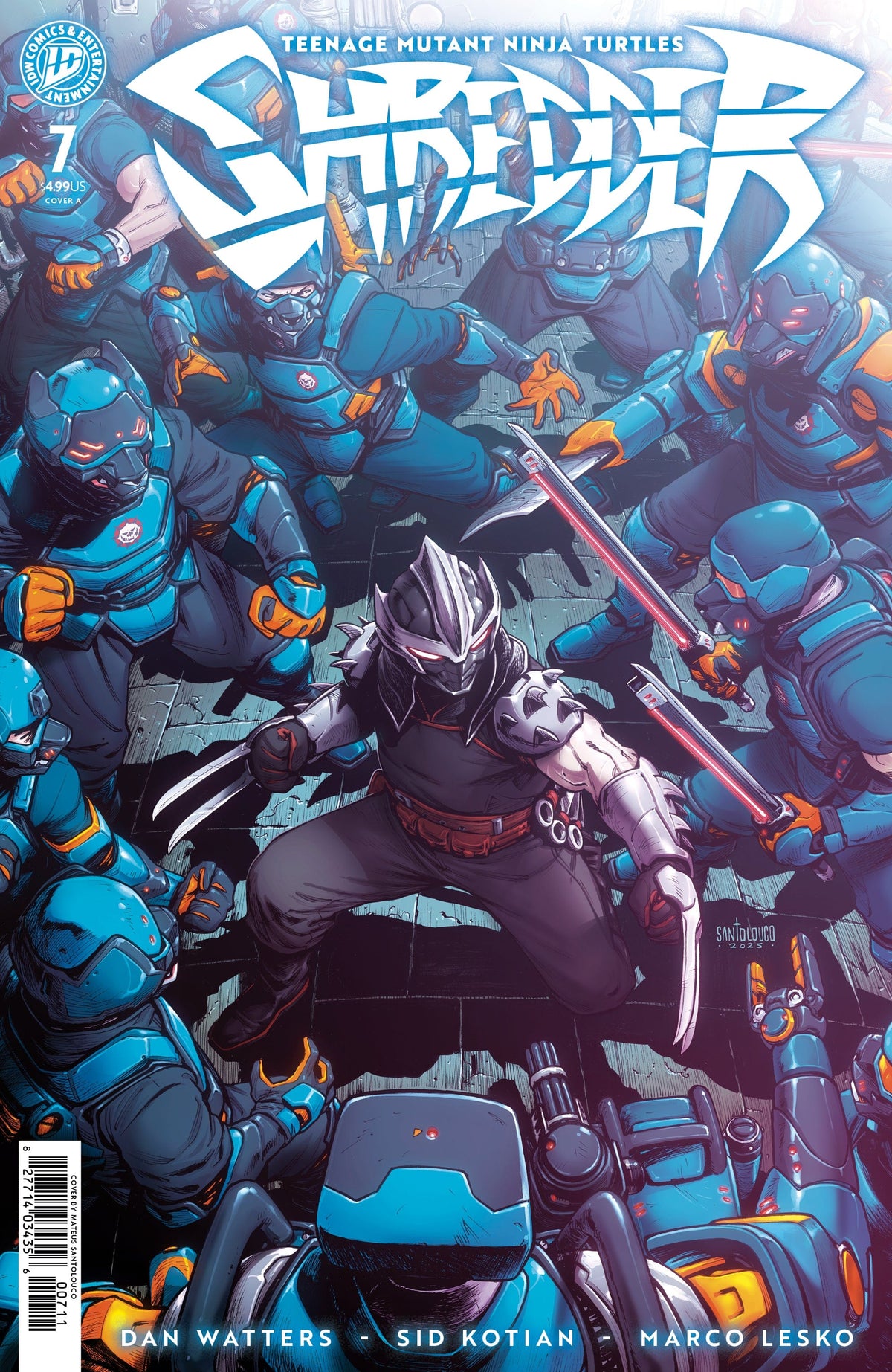 IDW Publishing Comic Books Teenage Mutant Ninja Turtles: Shredder #7 Cover A (Santolouco) 82771403435600711 PRH-82771403435600711