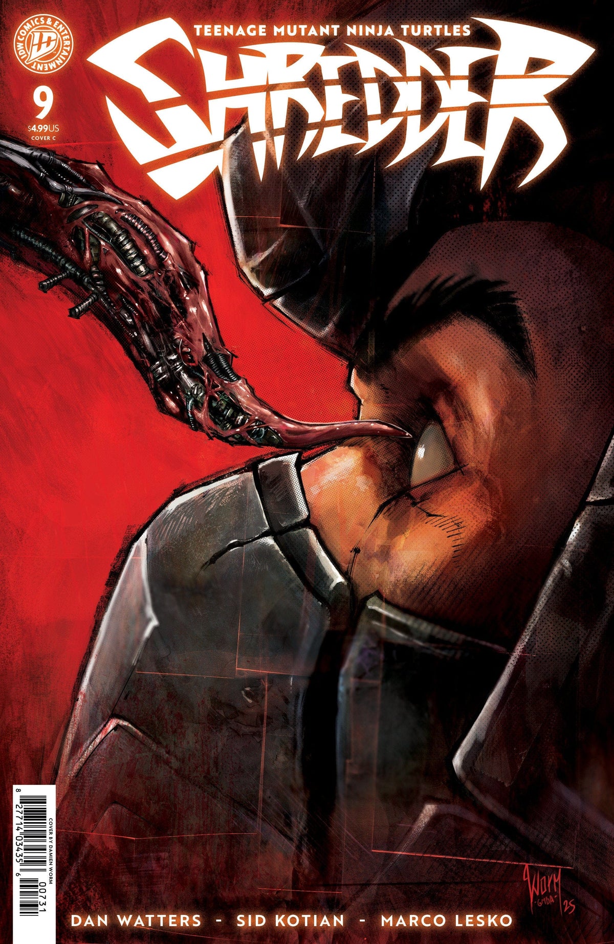 IDW Publishing Comic Books Teenage Mutant Ninja Turtles: Shredder #9 Variant C (Damien Worm) 82771403435600931 PRH-82771403435600931