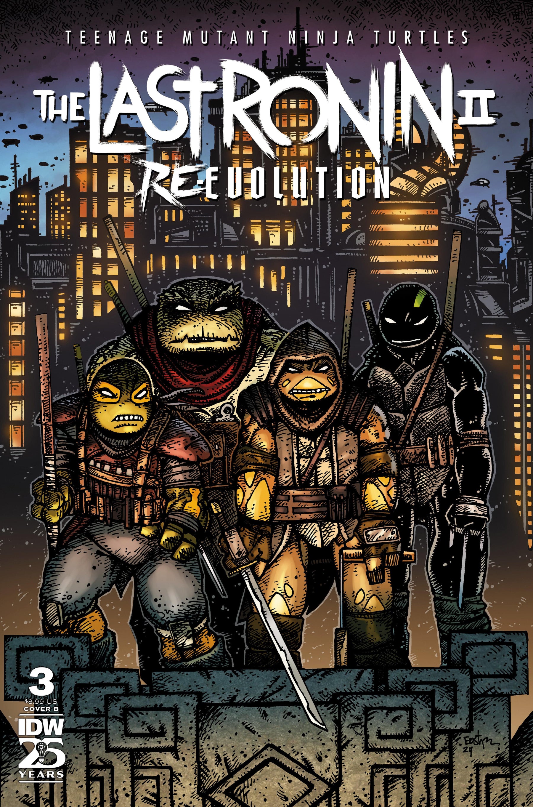 Teenage Mutant Ninja Turtles: The Last Ronin II Re-Evolution #3 Variant B (Eastman)