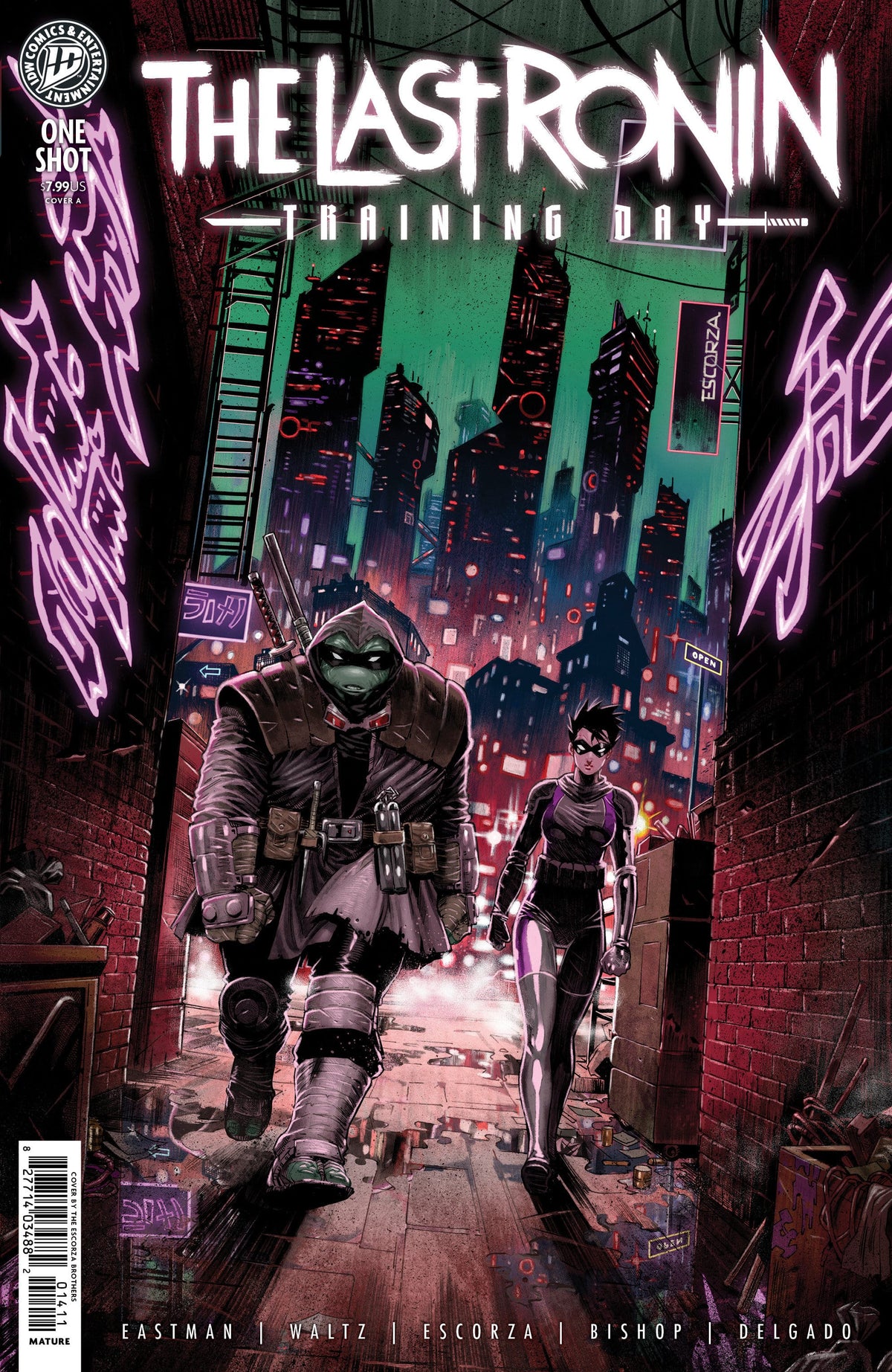 IDW Publishing Comic Books Teenage Mutant Ninja Turtles: The Last Ronin--Training Day Cover A (EscorzaÂ Brothers) 82771403551300111 PRH-82771403551300111