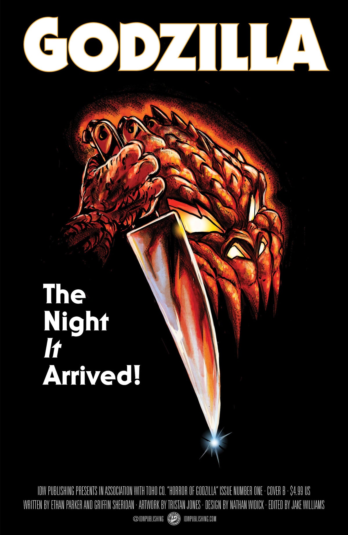 IDW Publishing Comic Books The Horror of Godzilla [Kai-Sei Era] #1 Variant B (Tunica Movie Homage Cover) 82771403545200121 PRH-82771403545200121