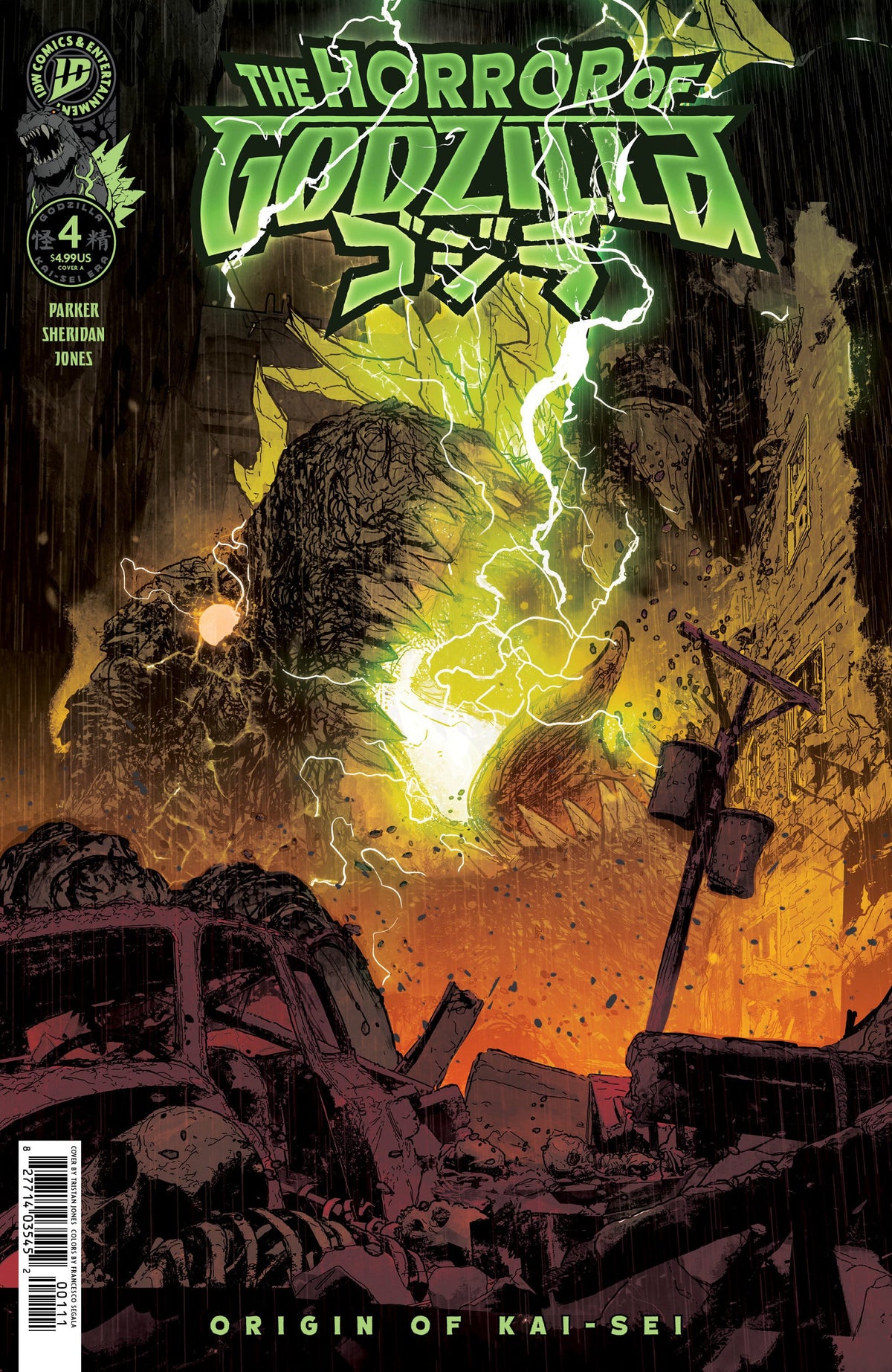 IDW Publishing Comic Books The Horror of Godzilla [Kai-Sei Era] #4 Cover A (Jones) (Release Date: 01/13/2027) 82771403545200411 PRH-82771403545200411