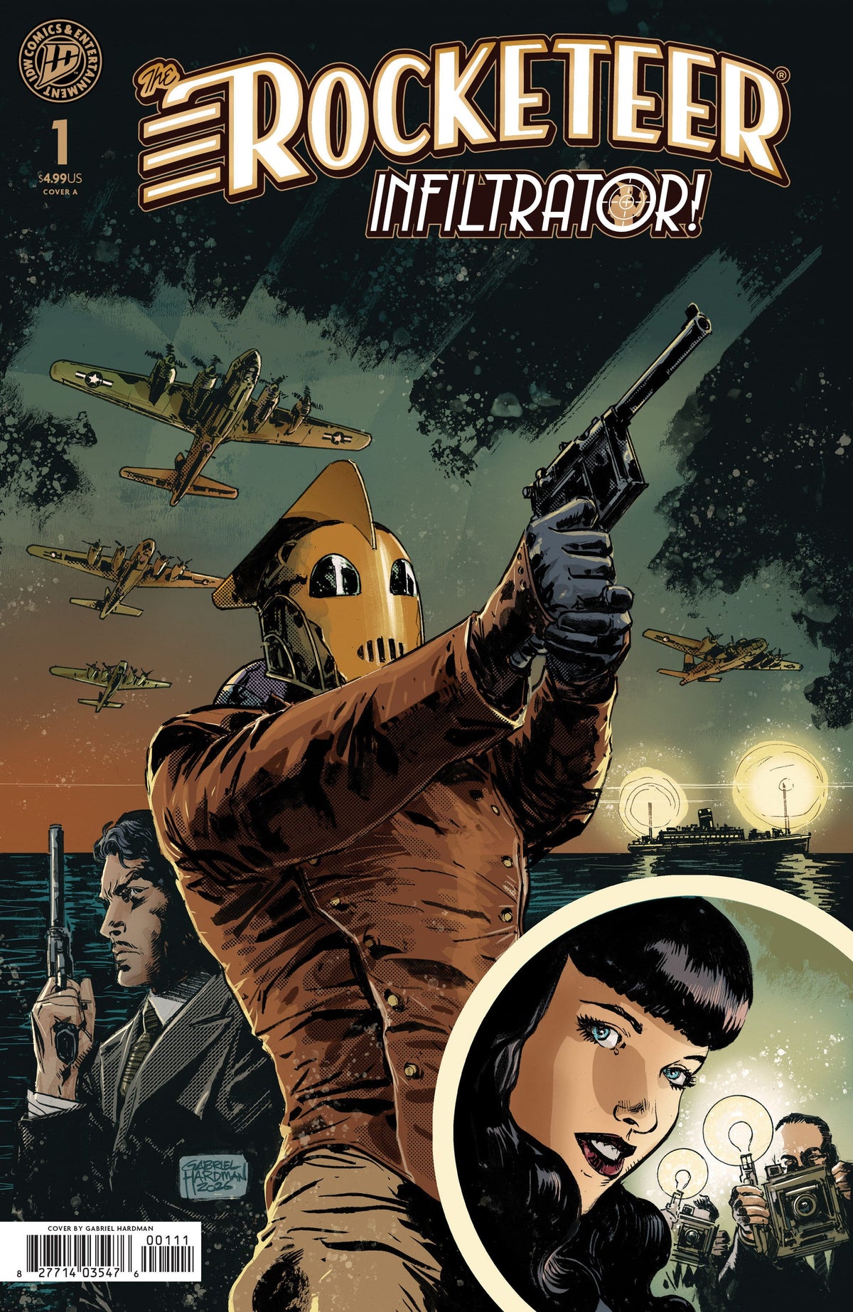 IDW Publishing Comic Books The Rocketeer: Infiltrator! #1 Cover A (Hardman) 82771403547600111 PRH-82771403547600111