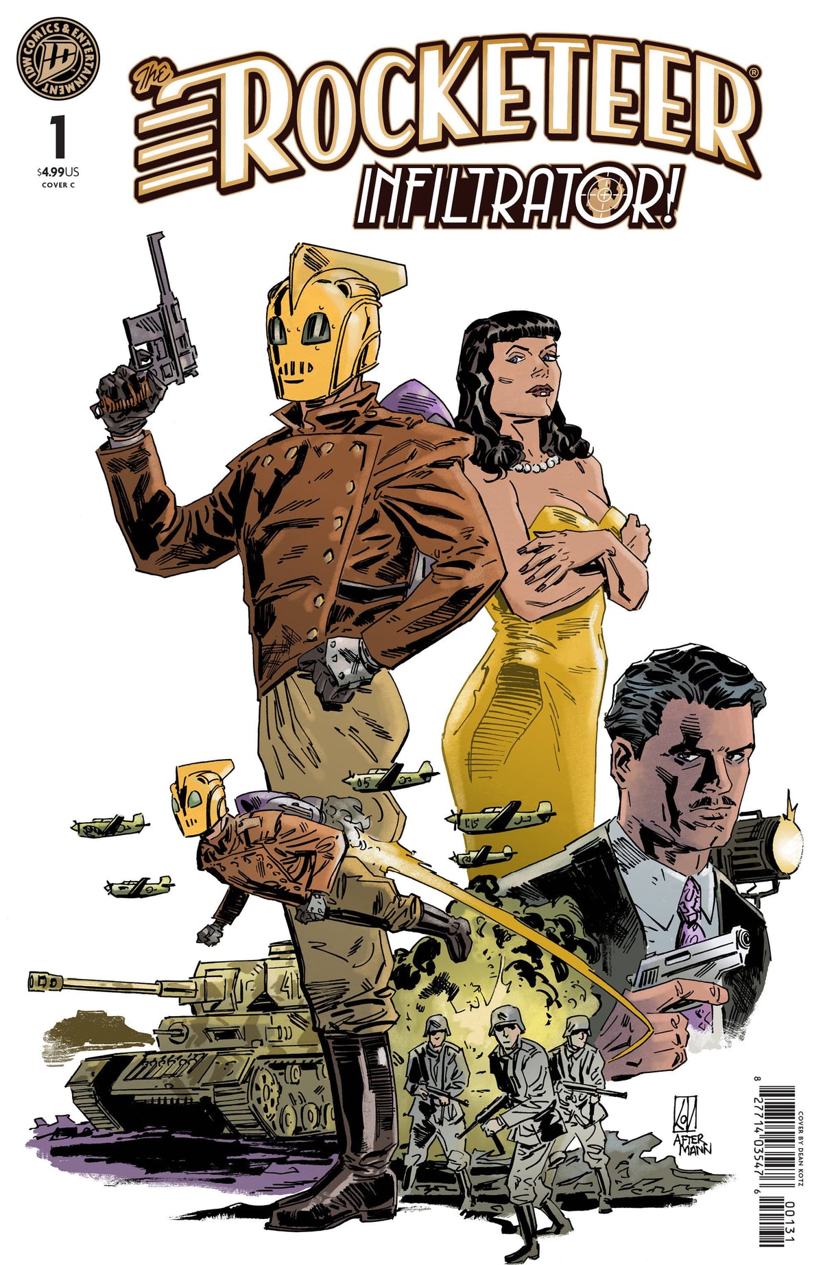 IDW Publishing Comic Books The Rocketeer: Infiltrator! #1 Variant C (Kotz) 82771403547600131 PRH-82771403547600131