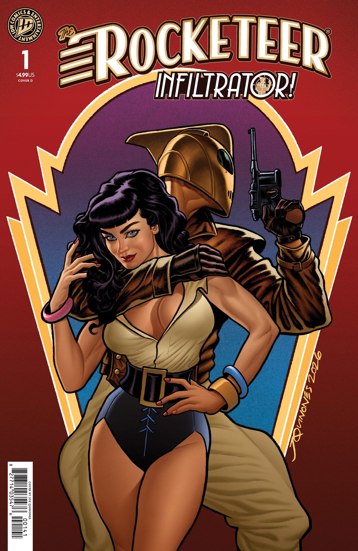 IDW Publishing Comic Books The Rocketeer: Infiltrator! #1 Variant D (Quinones) 82771403547600141 PRH-82771403547600141