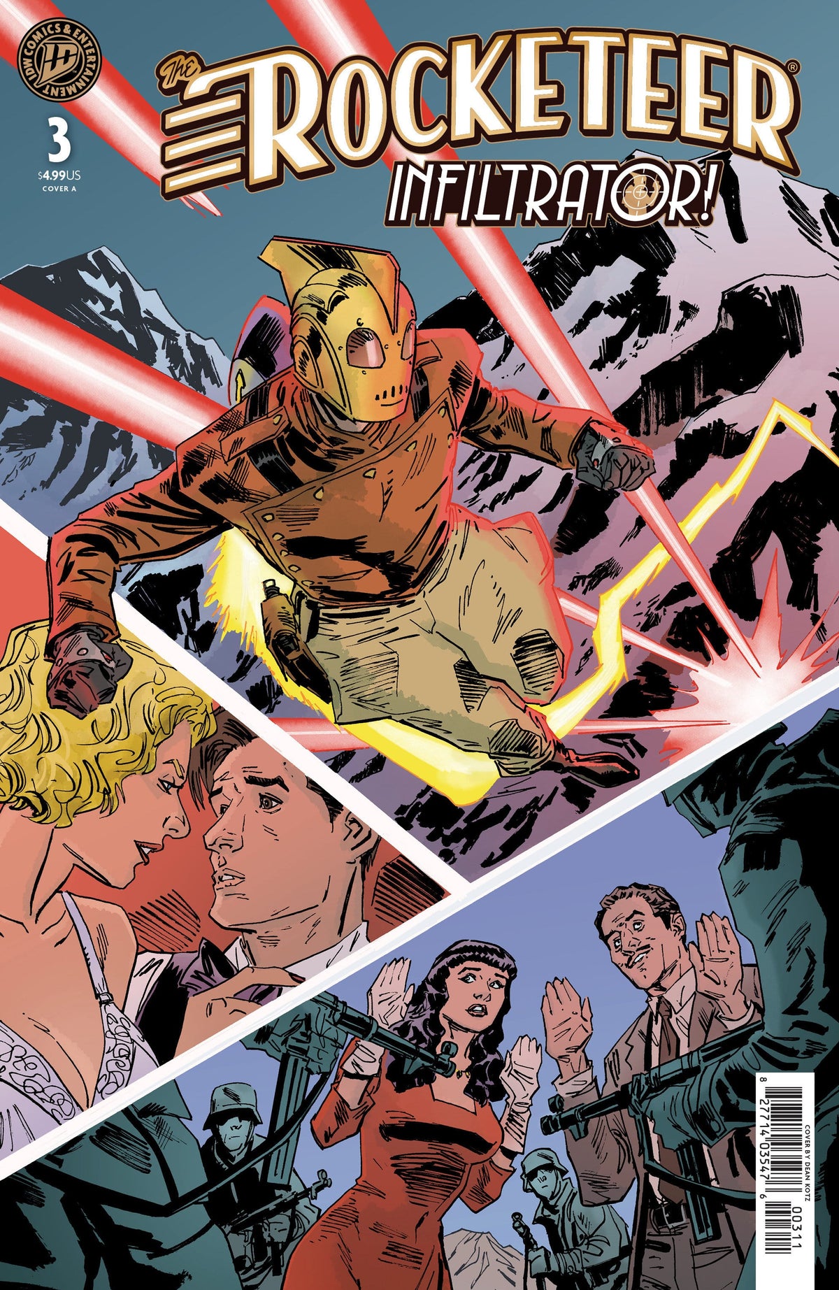 IDW Publishing Comic Books The Rocketeer: Infiltrator! #3 Cover A (Kotz) (Release Date: 09/23/2026) 82771403547600311 PRH-82771403547600311