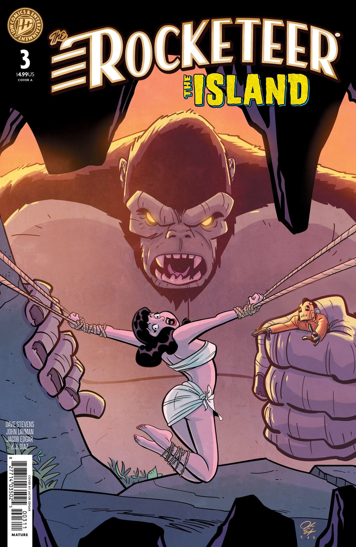 IDW Publishing Comic Books The Rocketeer: The Island #3 Cover A (Edgar) 82771403502500311 PRH-82771403502500311
