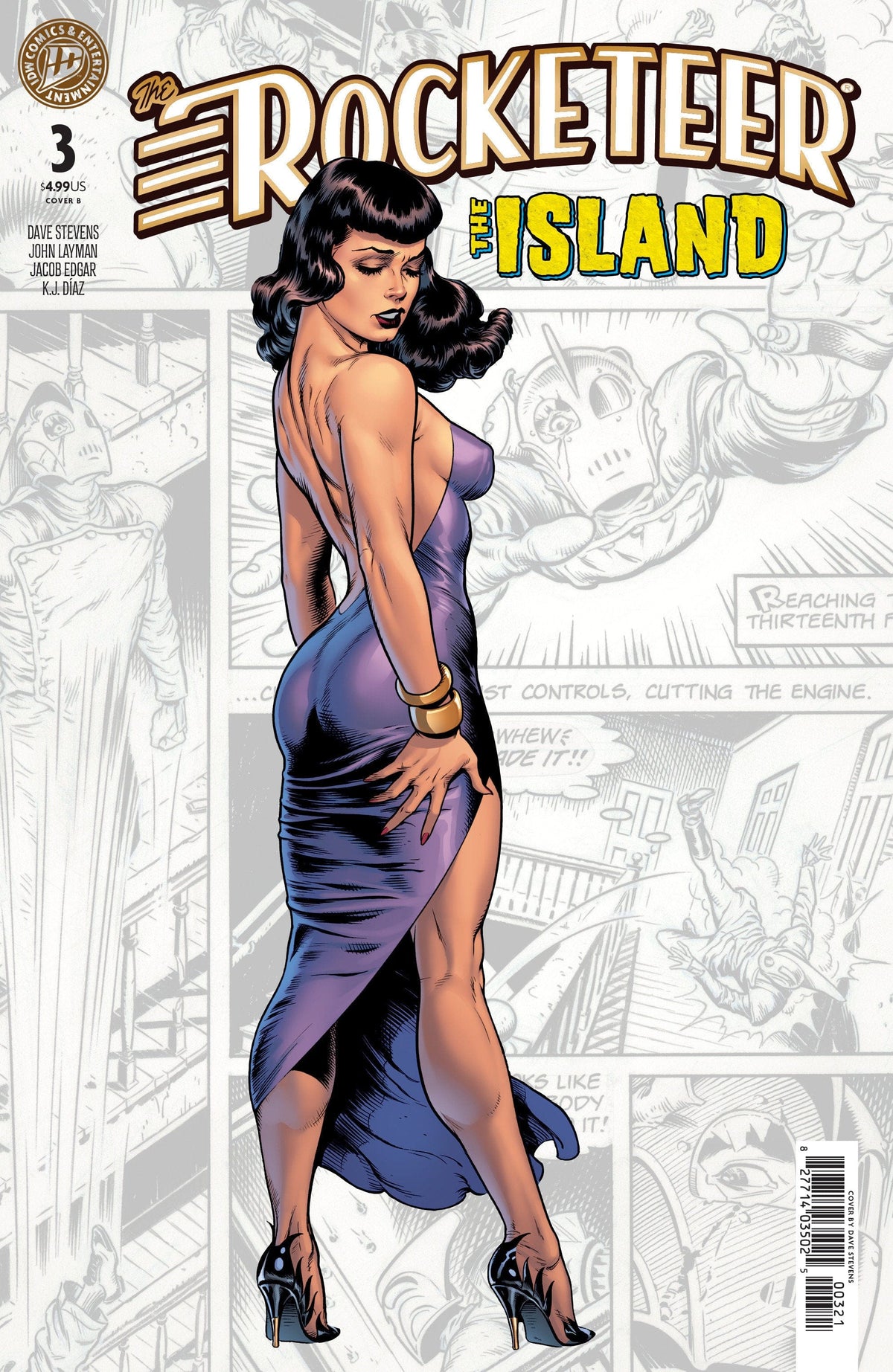 IDW Publishing Comic Books The Rocketeer: The Island #3 Variant B (Stevens) 82771403502500321 PRH-82771403502500321