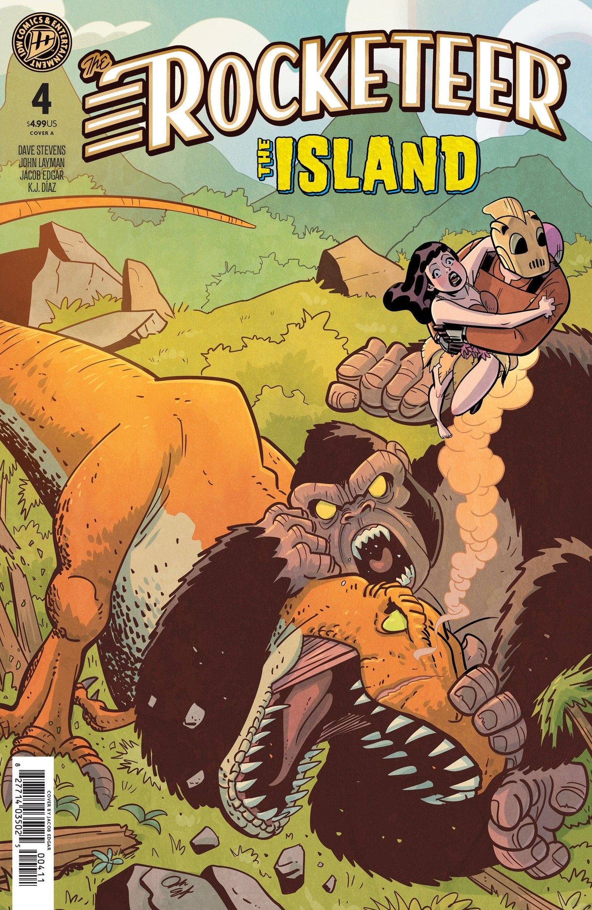 IDW Publishing Comic Books The Rocketeer: The Island #4 Cover A (Edgar) 82771403502500411 PRH-82771403502500411