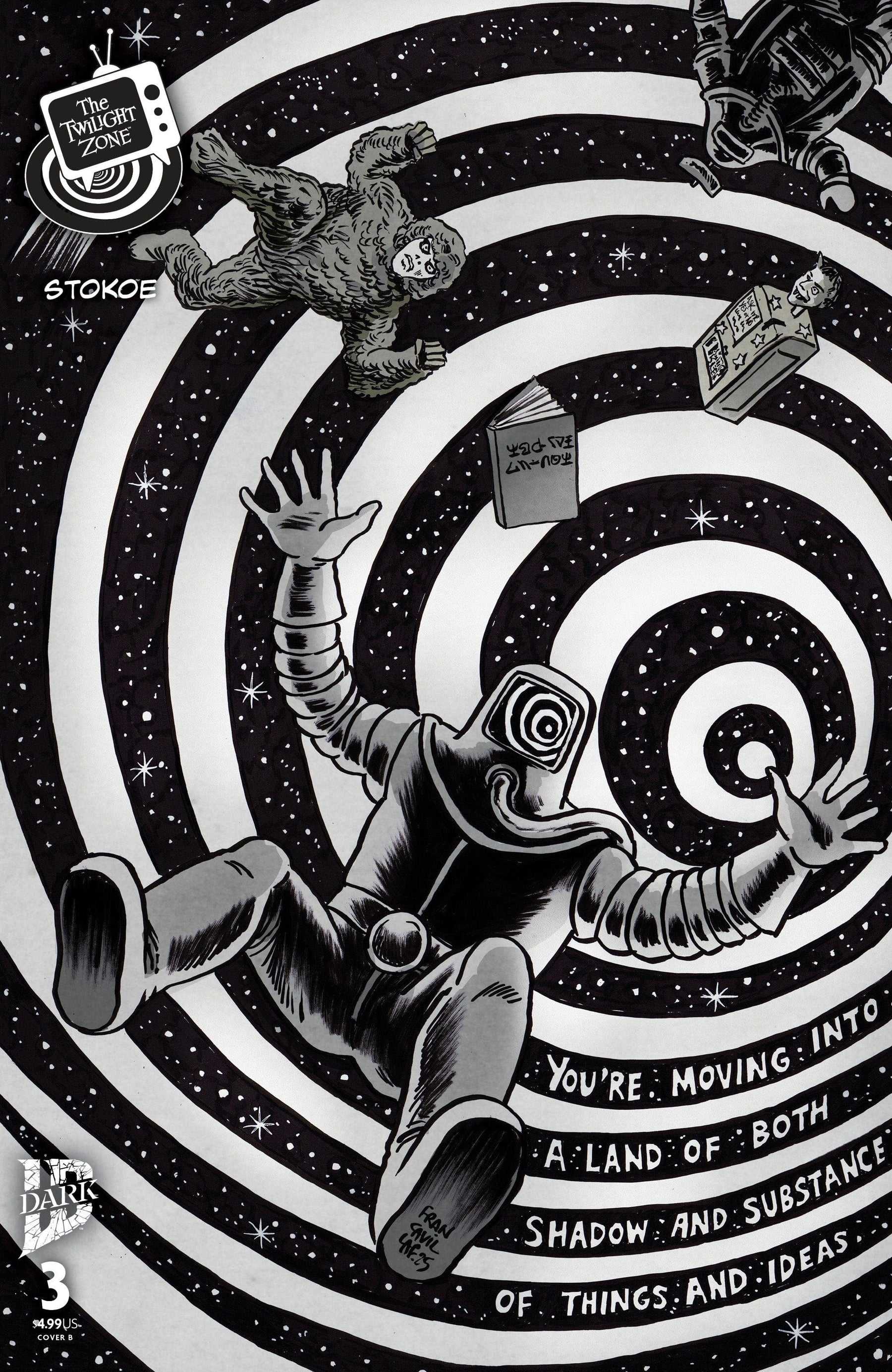 The Twilight Zone #3 Variant B (Francavilla Connecting Cover)
