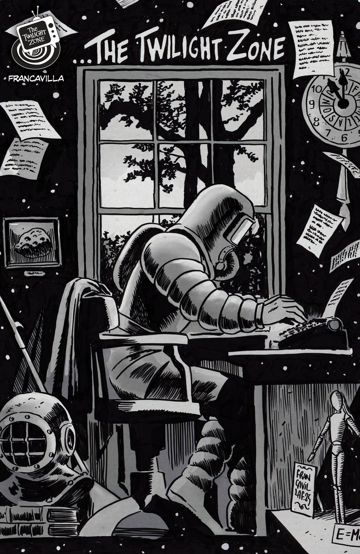 IDW Publishing Comic Books The Twilight Zone #5 Variant B (Francavilla Connecting Cover) 82771403461500521 PRH-82771403461500521