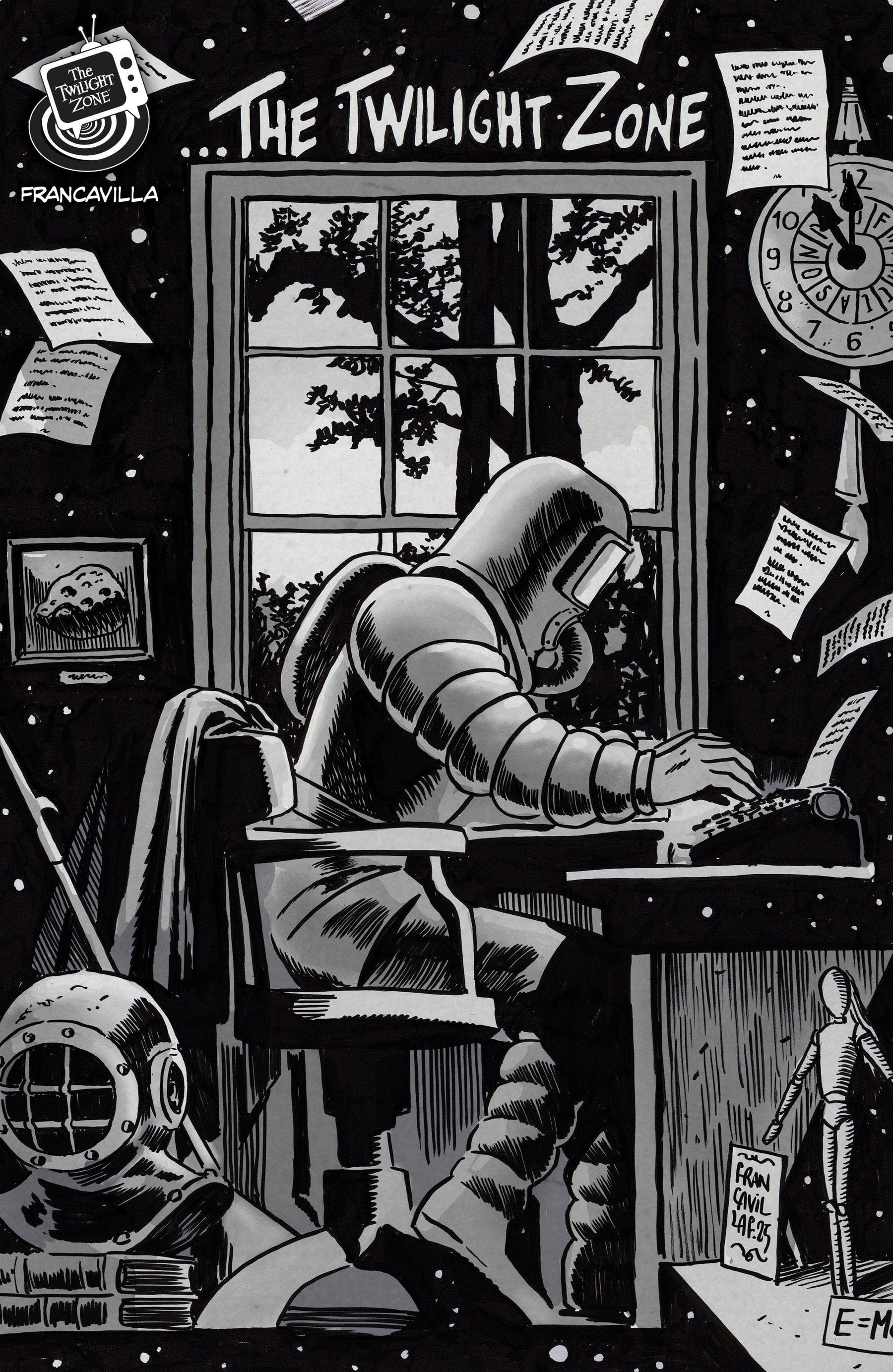 The Twilight Zone #5 Variant B (Francavilla Connecting Cover)