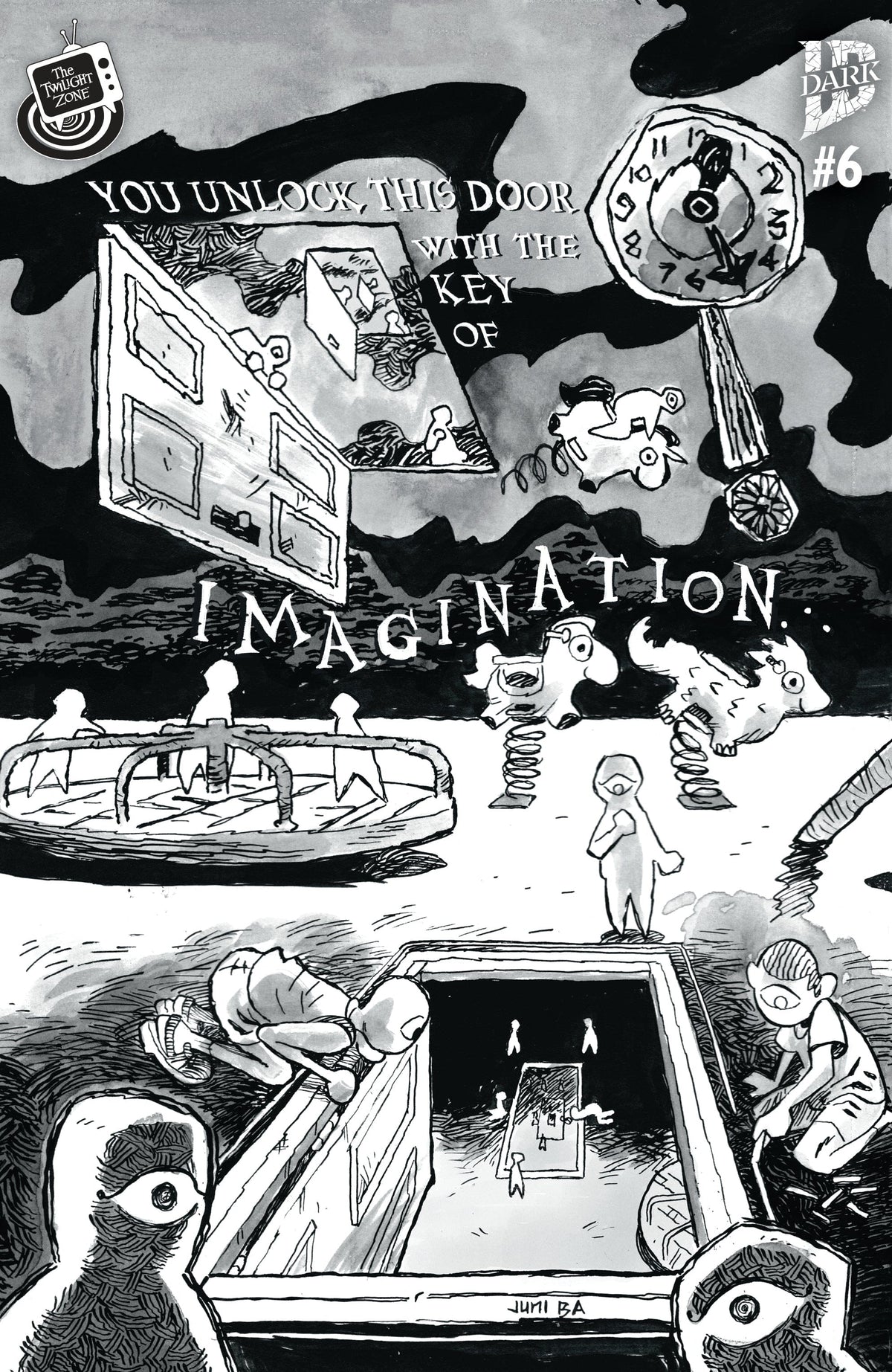 IDW Publishing Comic Books The Twilight Zone #6 Variant B (Ba Connecting Cover) 82771403461500621 PRH-82771403461500621