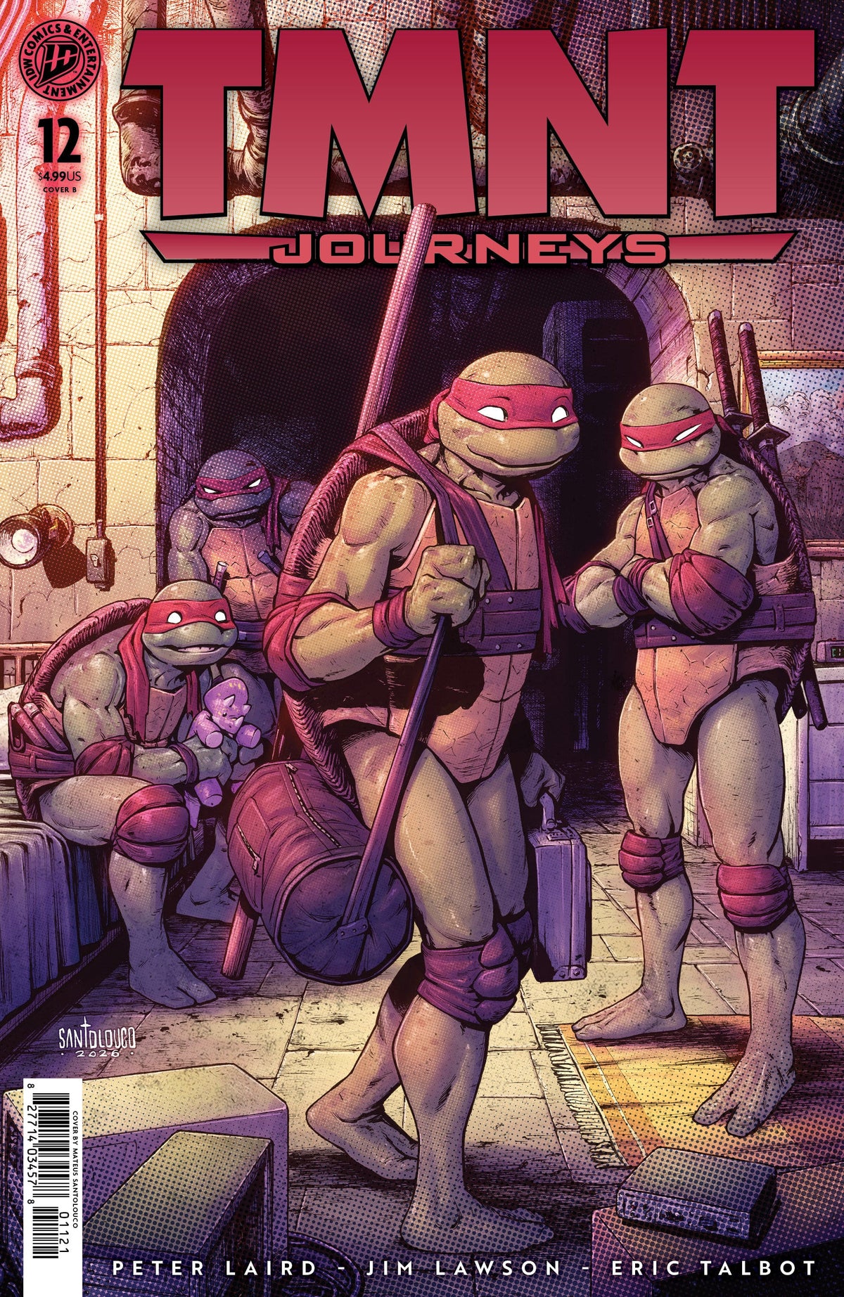 IDW Publishing Comic Books TMNT: Journeys #12 Variant B (Santolouco) 82771403457801221 PRH-82771403457801221