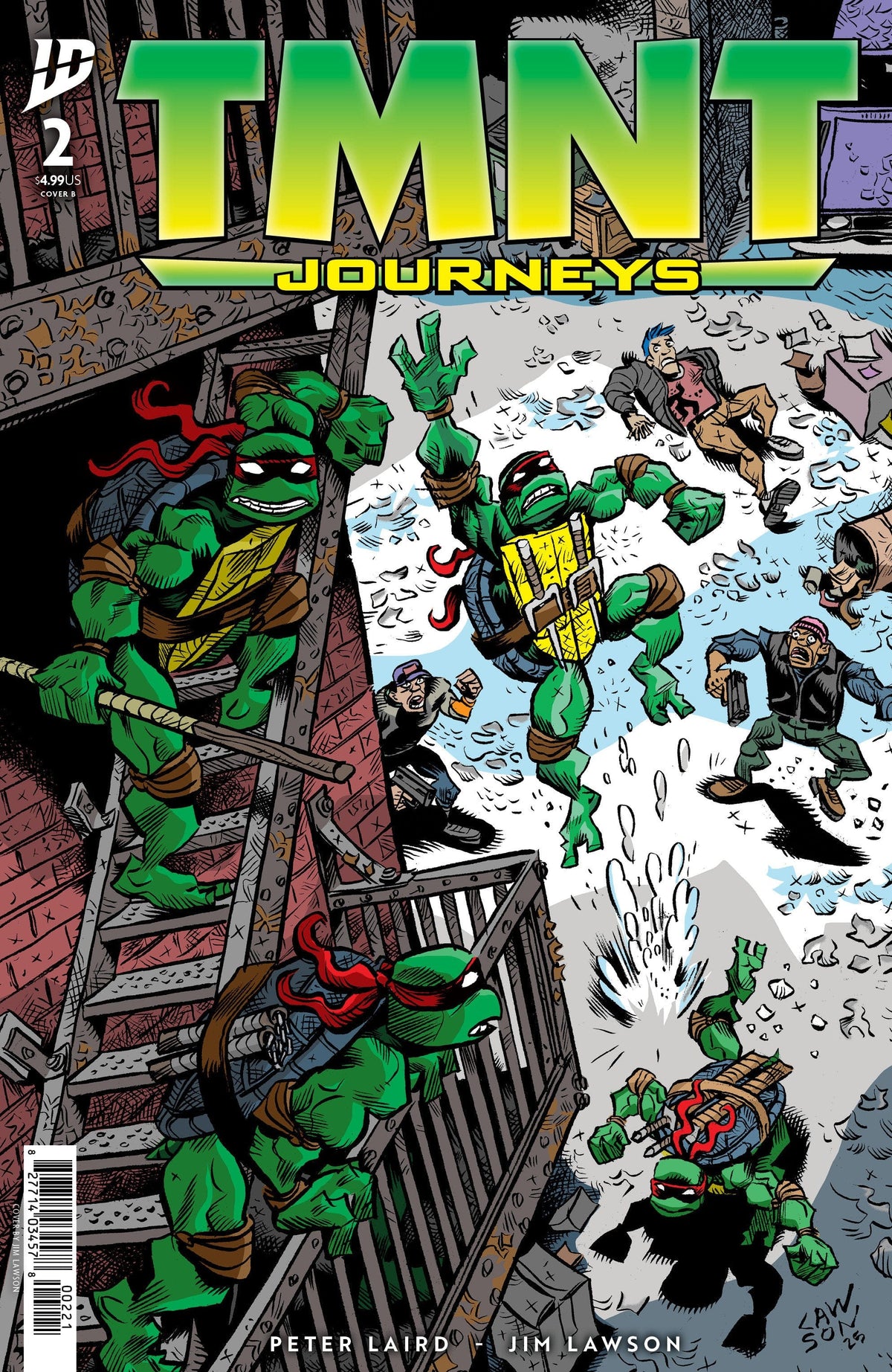 IDW Publishing Comic Books TMNT: Journeys #2 Variant B (Lawson) 82771403457800221 PRH-82771403457800221