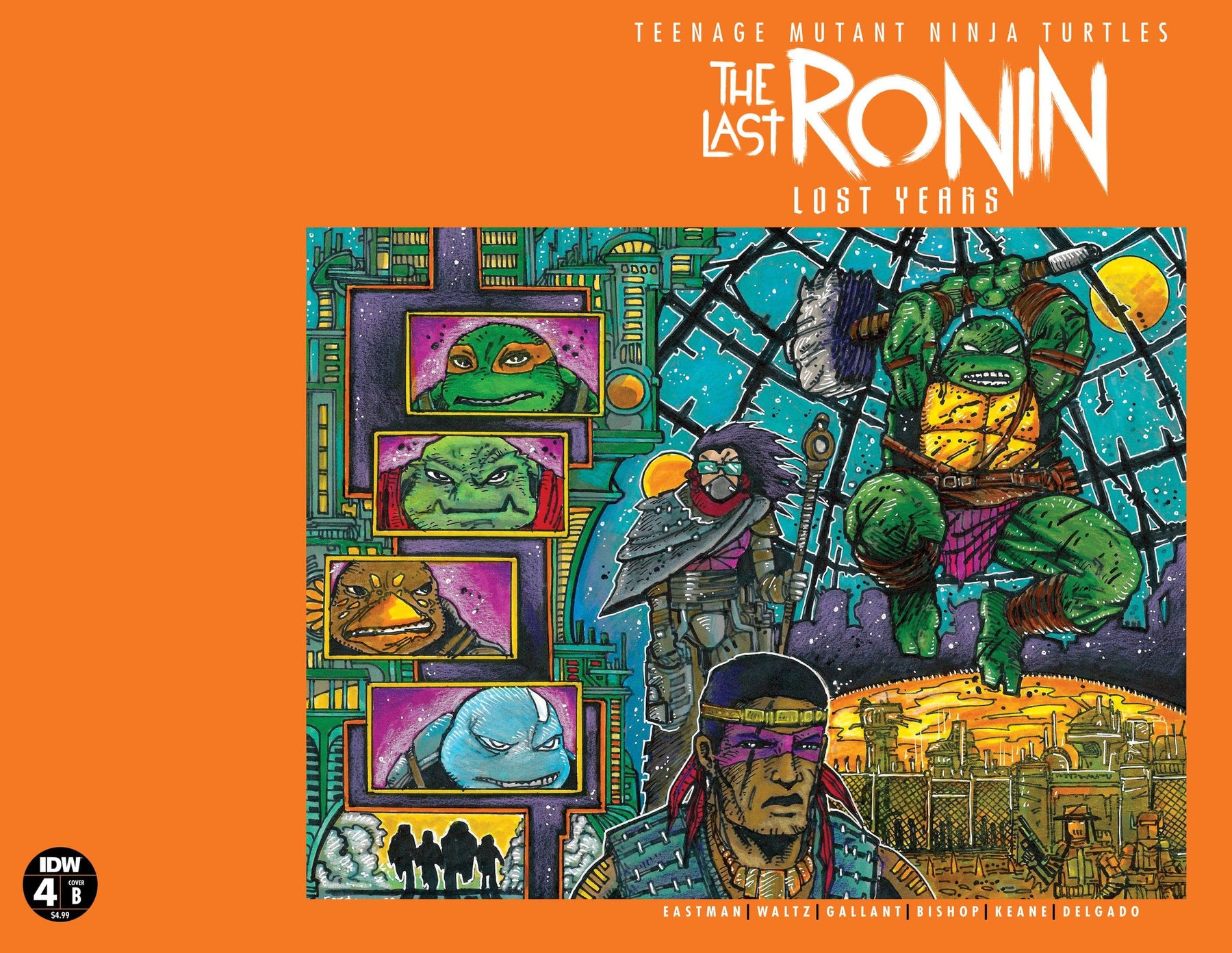 TMNT LAST RONIN LOST YEARS #4 CVR B EASTMAN & BISHOP