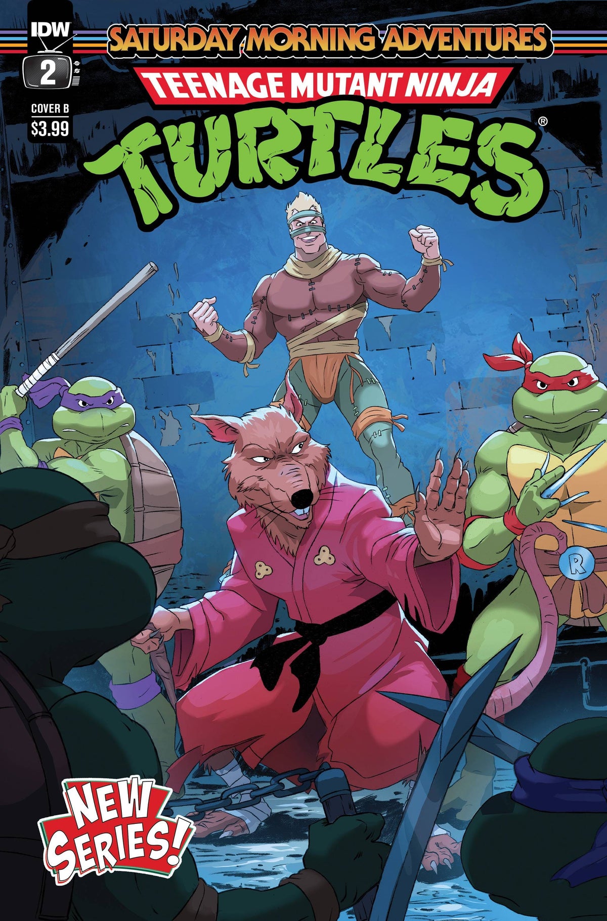 IDW Publishing Comic Books TMNT SATURDAY MORNING ADV CONTINUED #2 CVR B EASTMAN 82771403150800221 APR231614