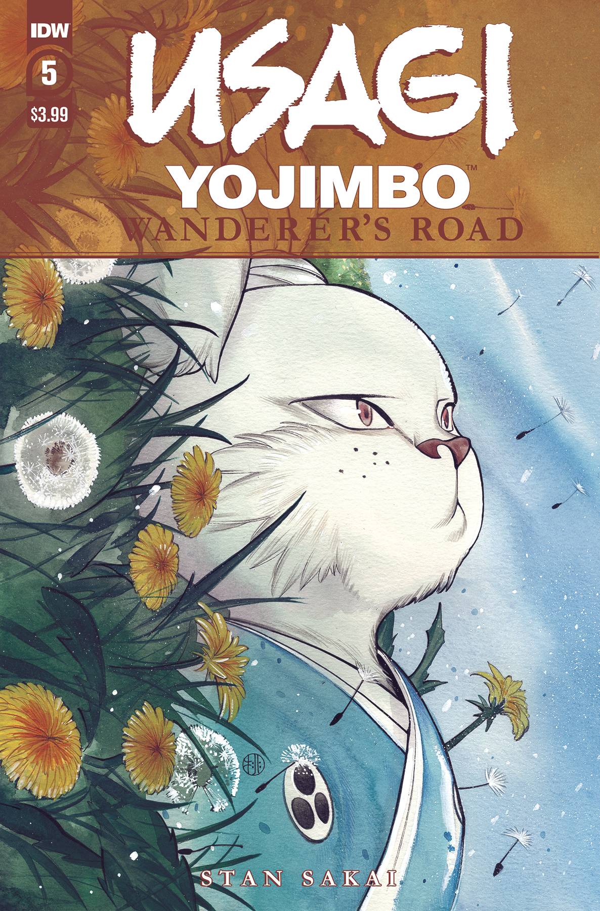 USAGI YOJIMBO WANDERERS ROAD #5 (OF 6) PEACH MOMOKO CVR