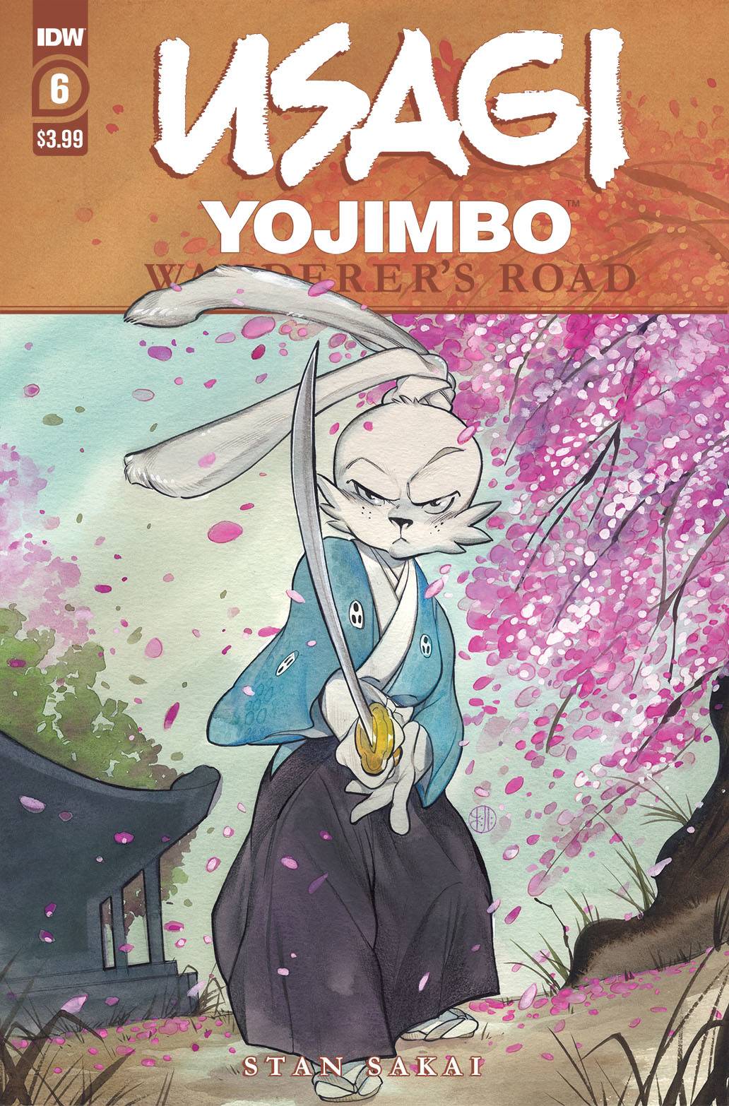 IDW Publishing Comic Books USAGI YOJIMBO WANDERERS ROAD #6 (OF 6) PEACH MOMOKO CVR 82771402036600611