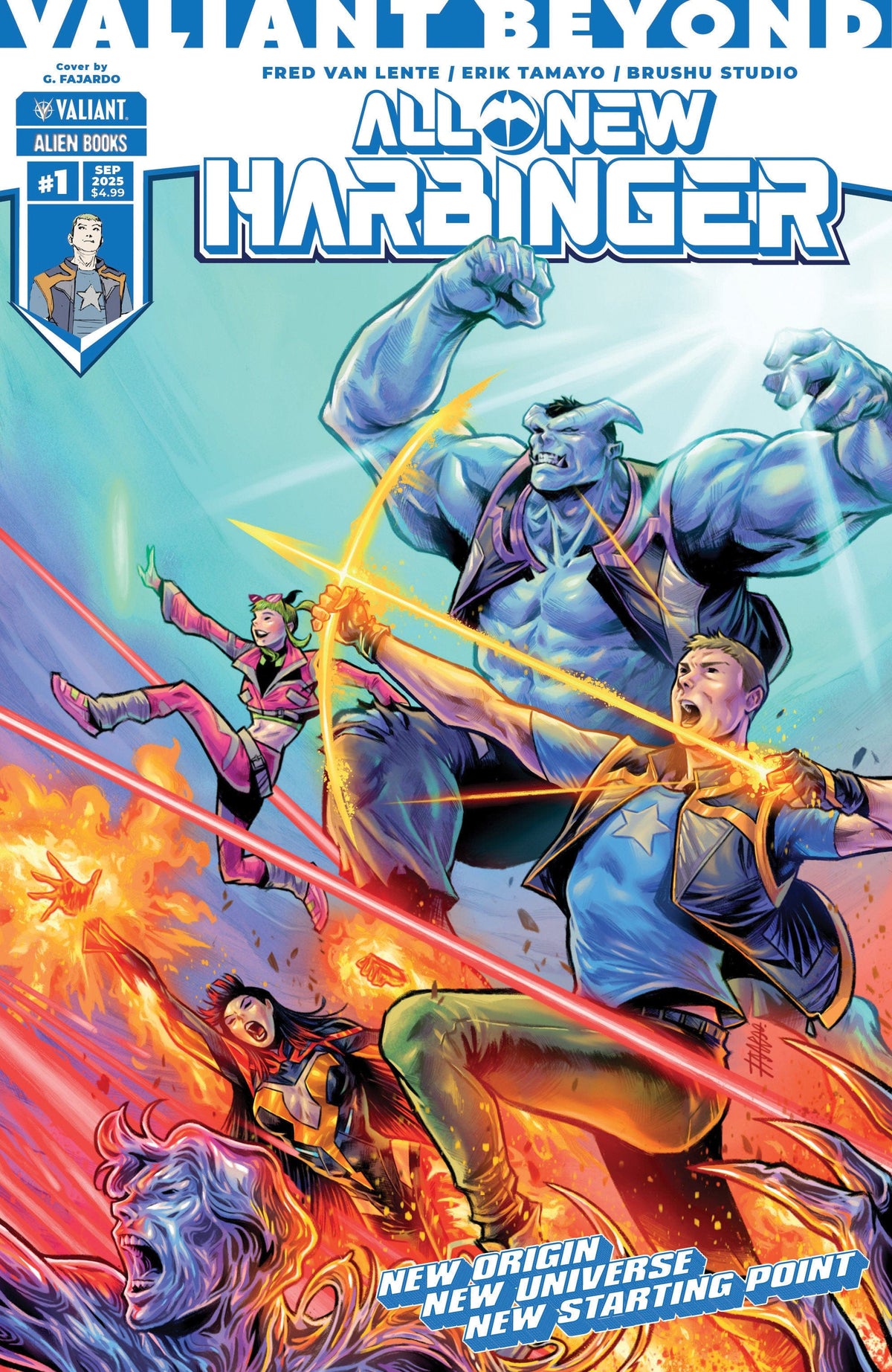 IDW Publishing Comic Books Valiant Beyond: All-New Harbinger #1 Variant B (Fajardo Wraparound Variant) 73238818204600121 PRH-73238818204600121