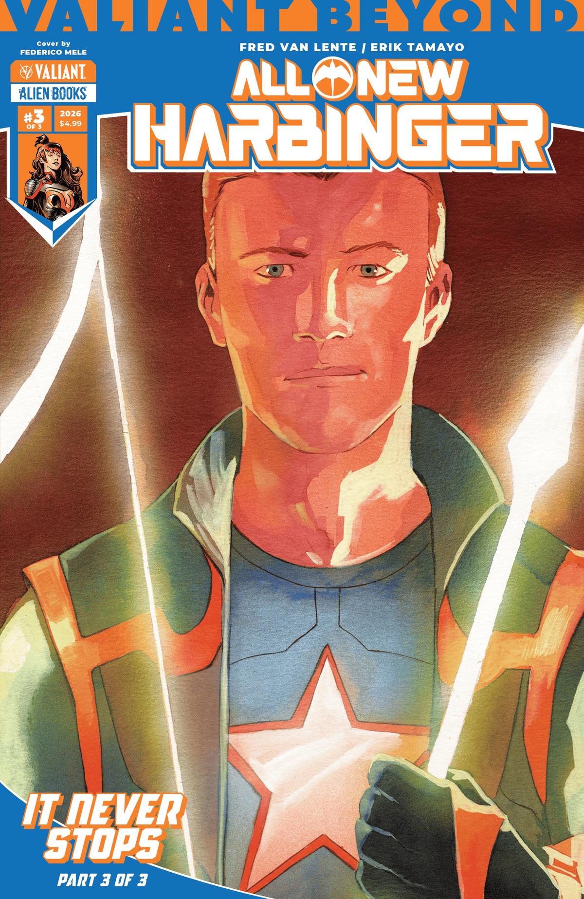 IDW Publishing Comic Books Valiant Beyond: All-New Harbinger #6--It Never Stops #3 Variant B (Mele) 73238818204600621 PRH-73238818204600621