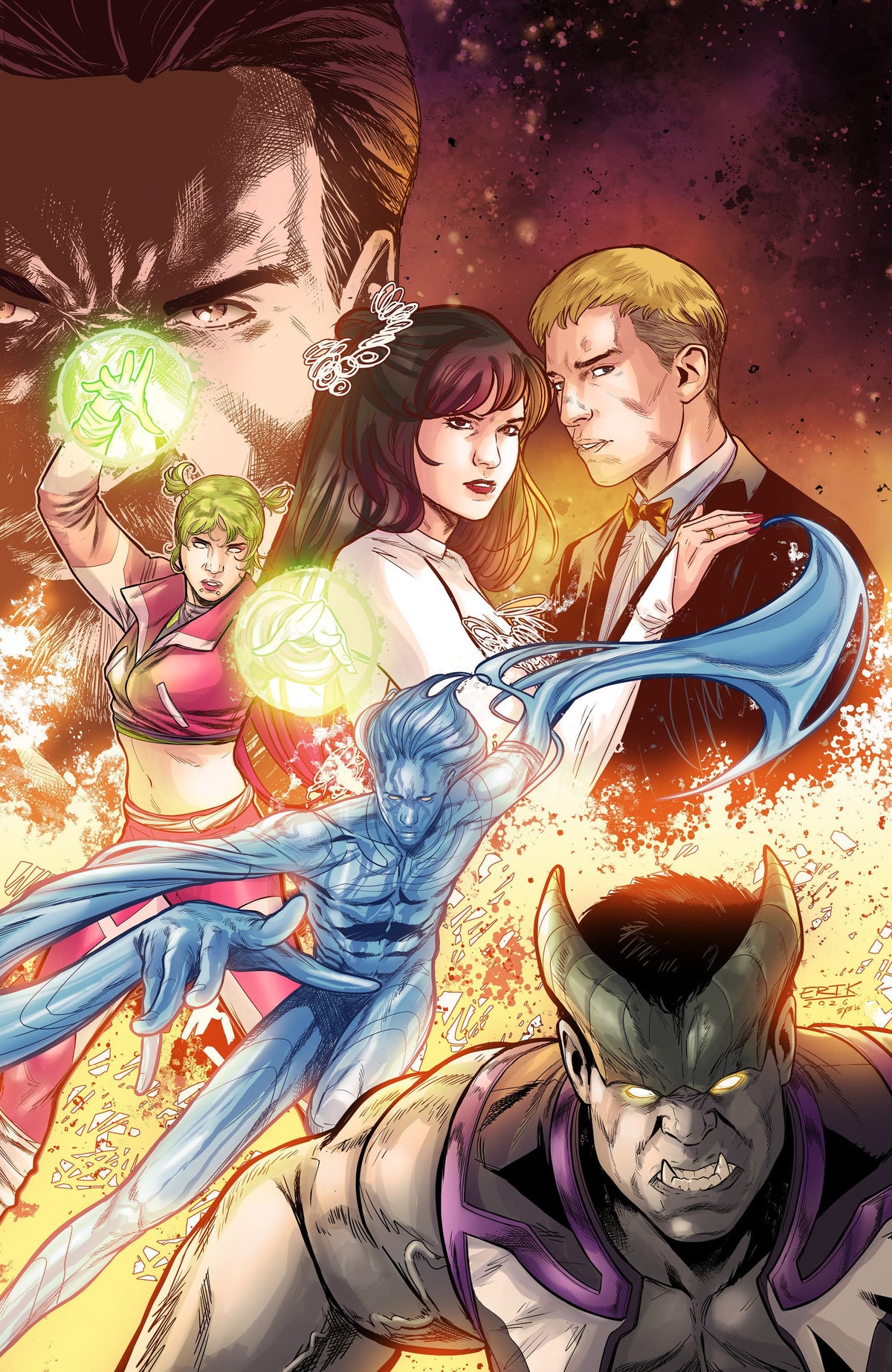 IDW Publishing Comic Books Valiant Beyond: All-New Harbinger Finale--The Wedding Variant C (Tamayo Full Art) (Release Date: 12/02/2026) 73238818204601031 PRH-73238818204601031