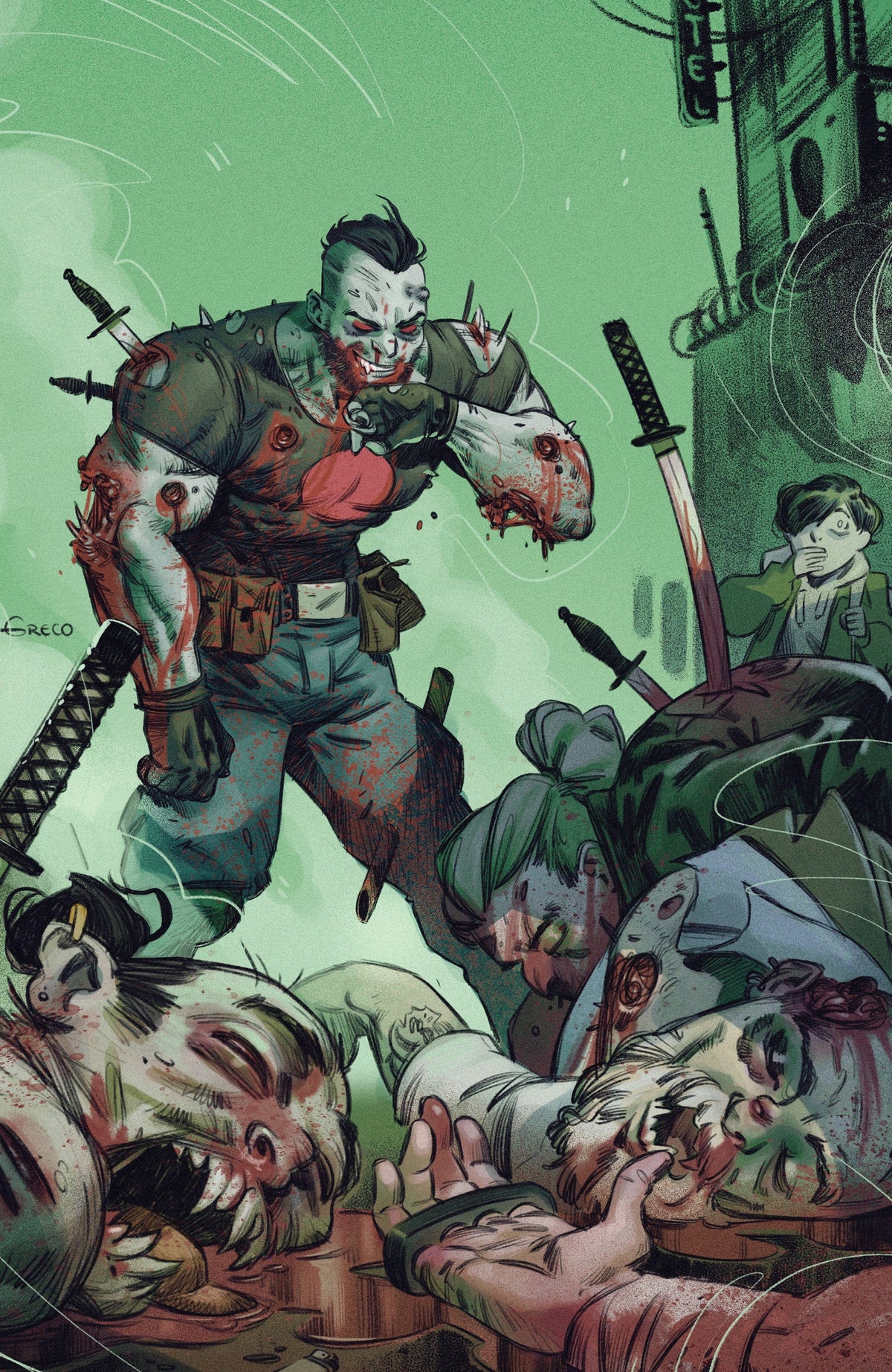 IDW Publishing Comic Books Valiant Beyond: Bloodshot #2 Variant E (Curzi Full Art) 73238818114800251 PRH-73238818114800251