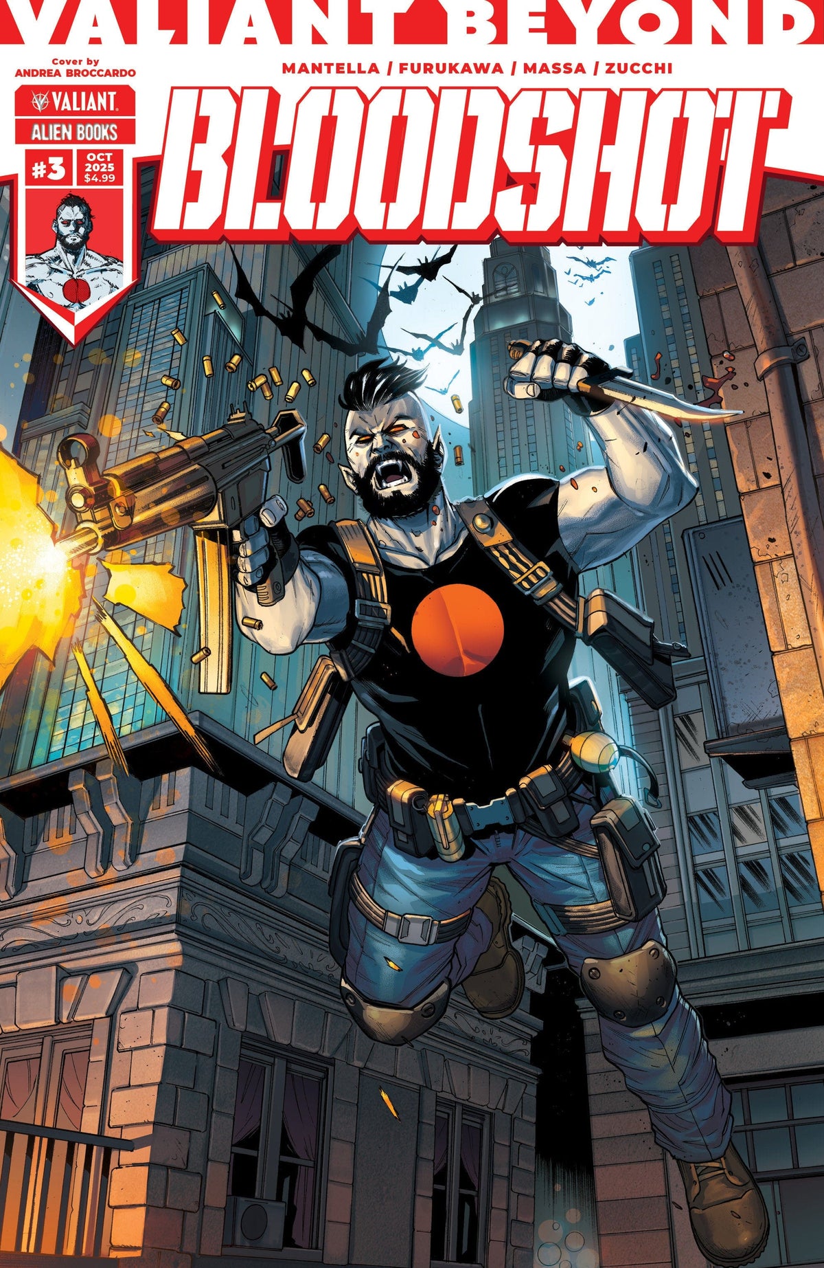 IDW Publishing Comic Books Valiant Beyond: Bloodshot #3 Cover A (Broccardo) 73238818114800311 PRH-73238818114800311