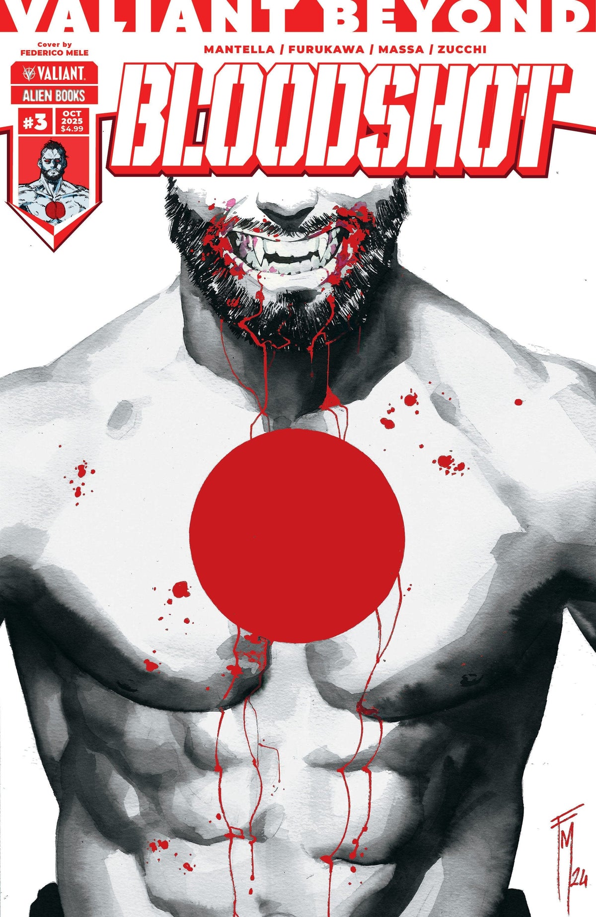 IDW Publishing Comic Books Valiant Beyond: Bloodshot #3 Variant B (Mele) 73238818114800321 PRH-73238818114800321