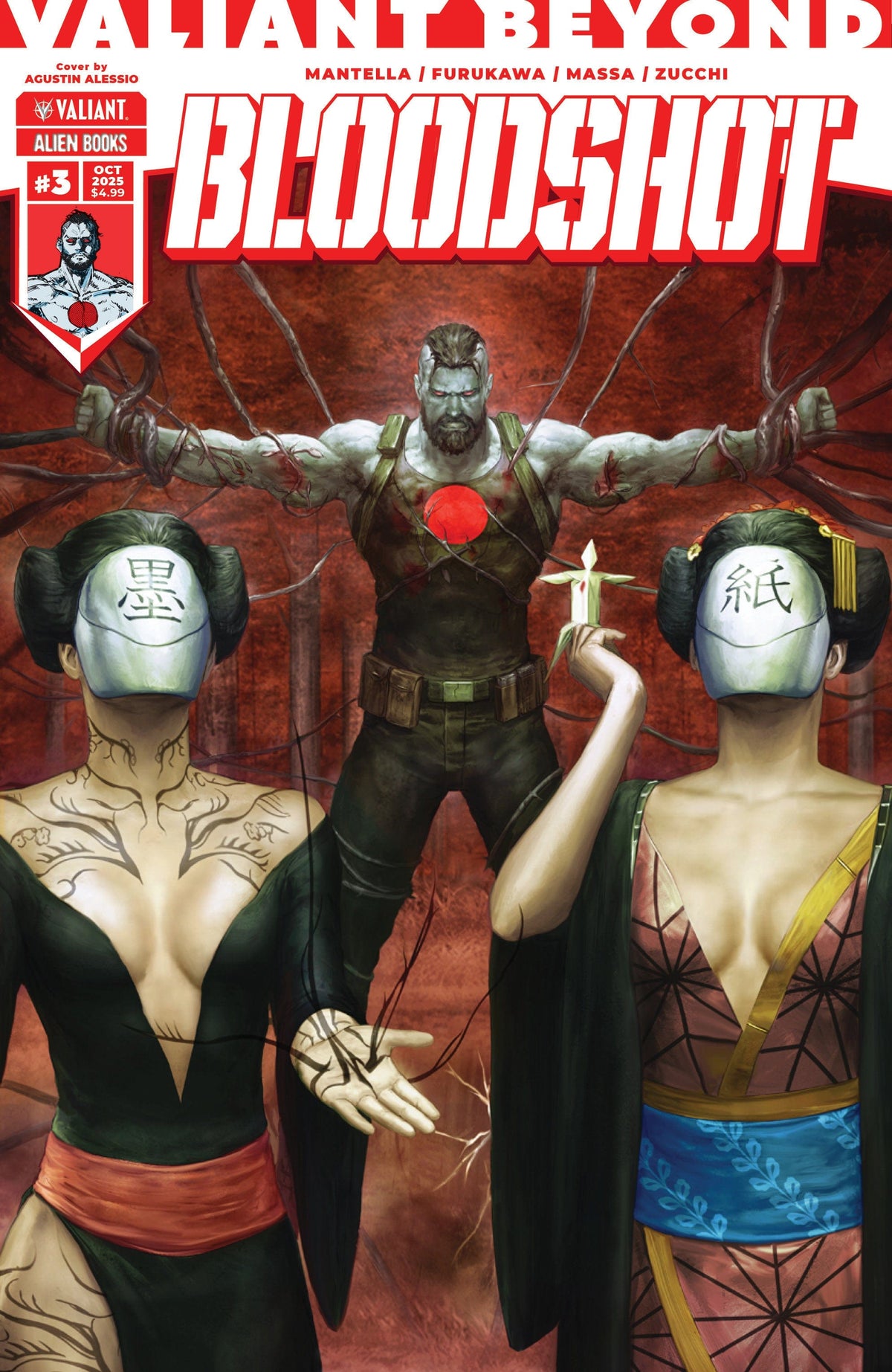 IDW Publishing Comic Books Valiant Beyond: Bloodshot #3 Variant C (Alessio) 73238818114800331 PRH-73238818114800331