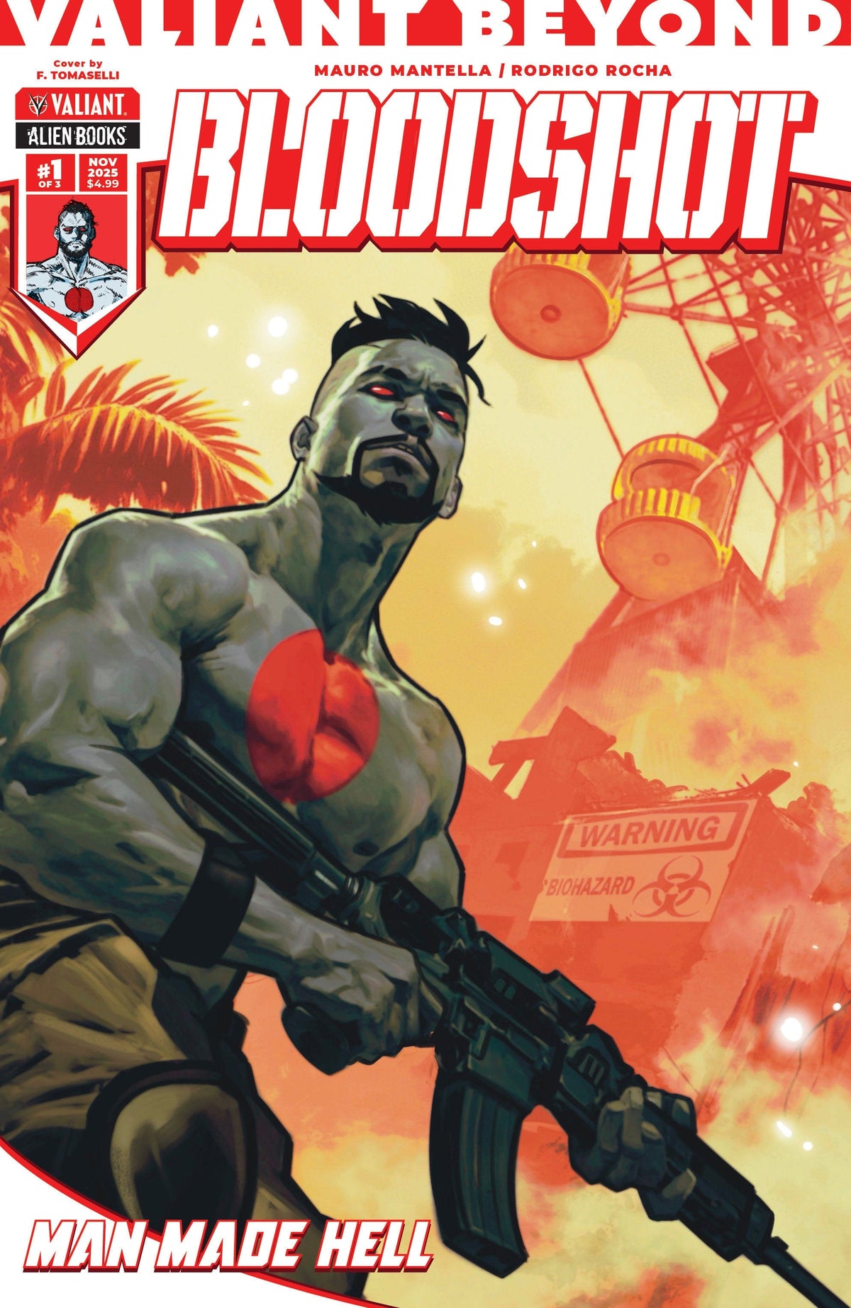 IDW Publishing Comic Books Valiant Beyond: Bloodshot #4--Man Made Hell #1 Variant B (Tomaselli) 73238818114800421 PRH-73238818114800421