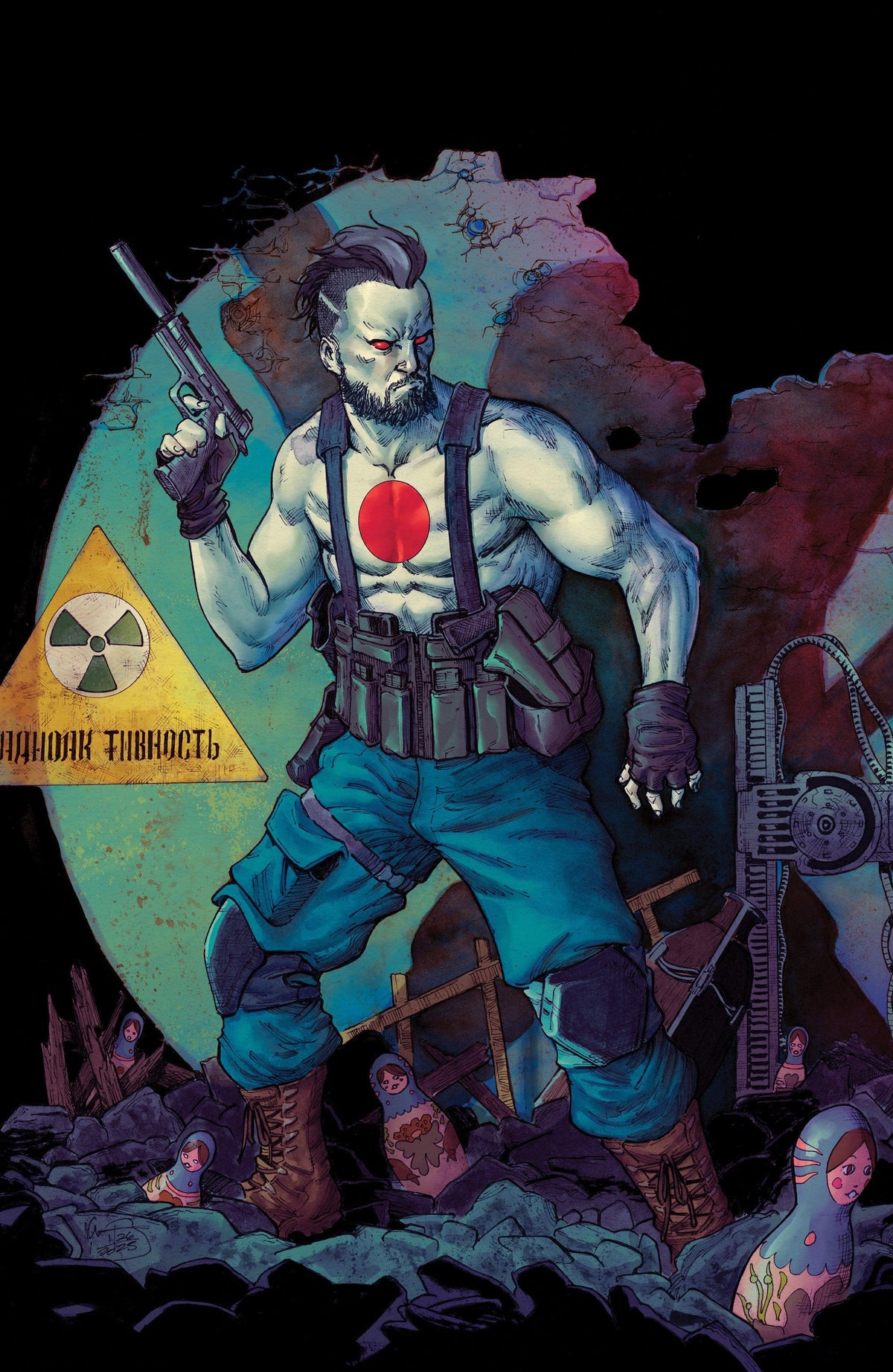 IDW Publishing Comic Books Valiant Beyond: Bloodshot #4--Man Made Hell #1 Variant D (Wong Full Art) 73238818114800441 PRH-73238818114800441