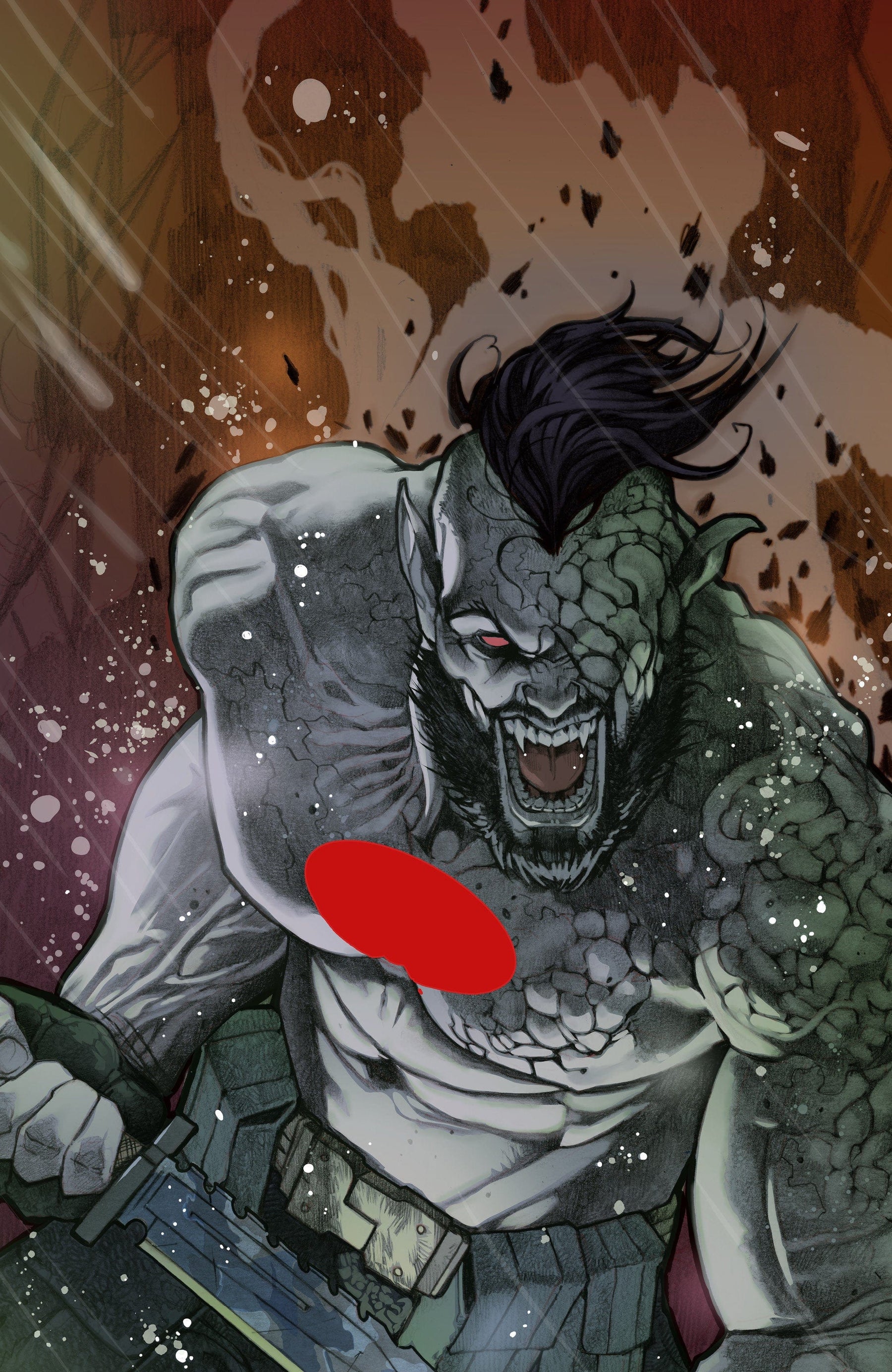 Valiant Beyond: Bloodshot #4--Man Made Hell #1 Variant F (Birr Full Art)