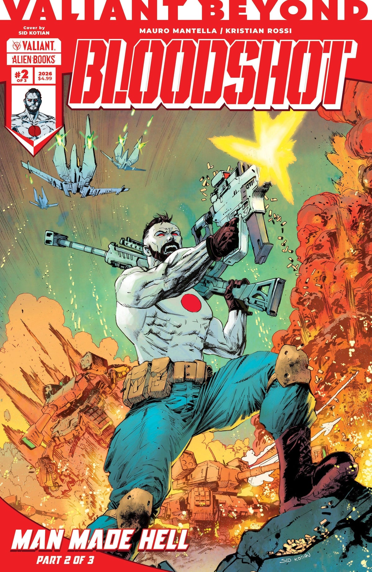 IDW Publishing Comic Books Valiant Beyond: Bloodshot #5--Man Made Hell #2 Variant B (Kotian) 73238818114800521 PRH-73238818114800521