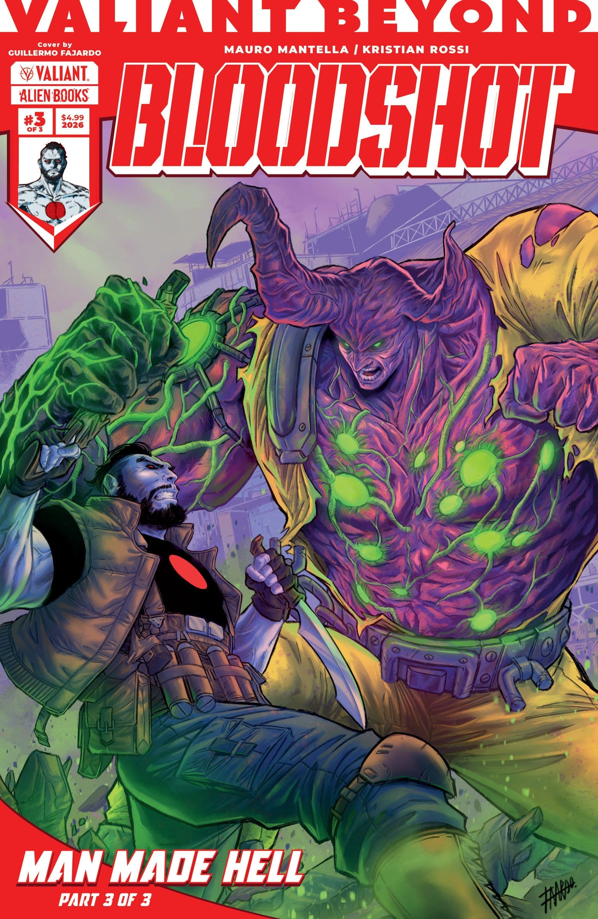 IDW Publishing Comic Books Valiant Beyond: Bloodshot #6--Man Made Hell #3 Cover A (Fajardo) 73238818114800611 PRH-73238818114800611
