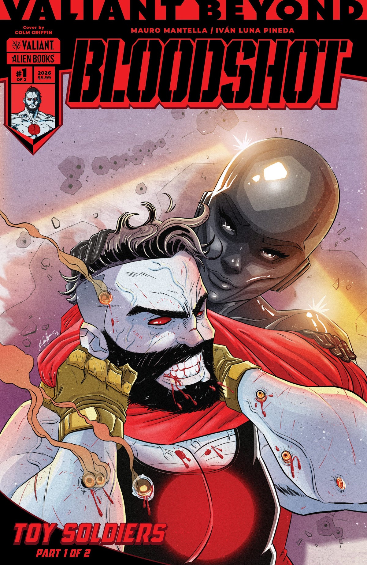 IDW Publishing Comic Books Valiant Beyond: Bloodshot #7--Toy Soldiers #1 Cover A (Griffin) (Release Date: 11/11/2026) 73238818114800711 PRH-73238818114800711