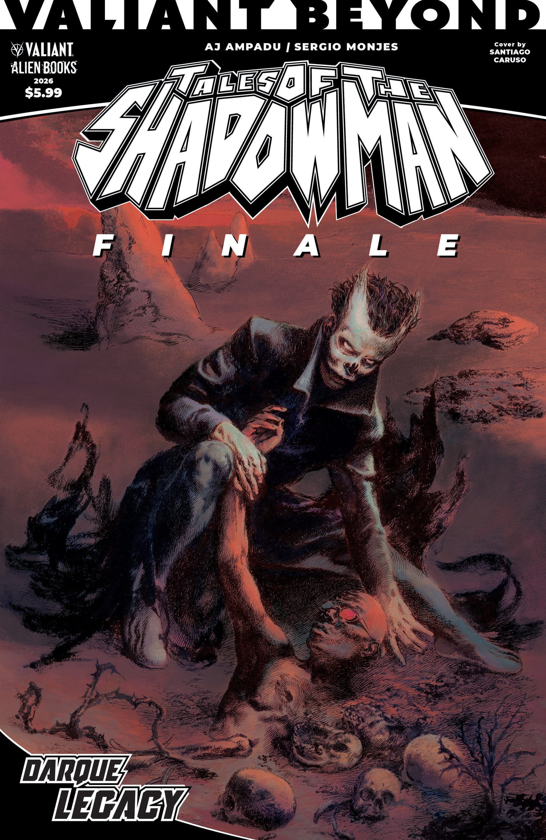 IDW Publishing Comic Books Valiant Beyond: Tales of the Shadowman Finale--Darque Legacy Cover A (Caruso) (Release Date: 10/28/2026) 73238818124701111 PRH-73238818124701111