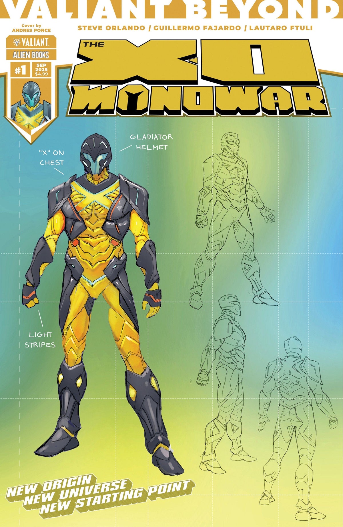 IDW Publishing Comic Books Valiant Beyond: The X-O Manowar #1 Variant D (Ponce Design Variant) 73238818144500141 PRH-73238818144500141