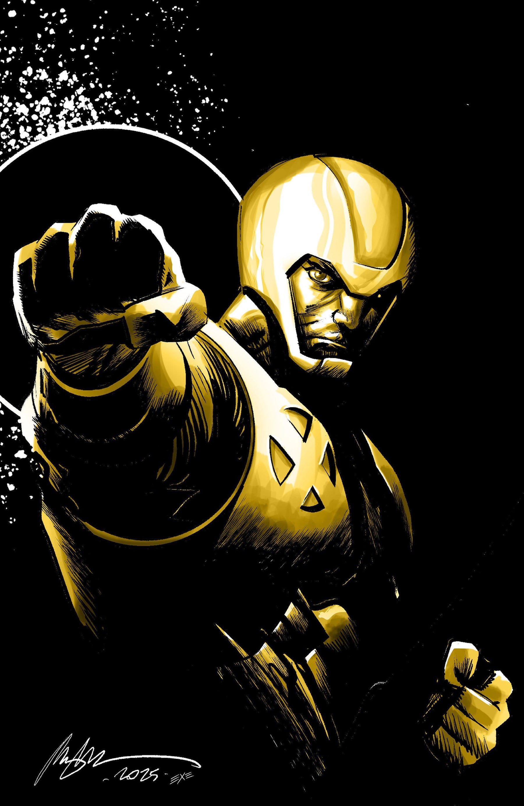 X-O Manowar: Black, White & Gold #2 Variant C (Albuquerque Full Art) (Release Date: 12/09/2026)