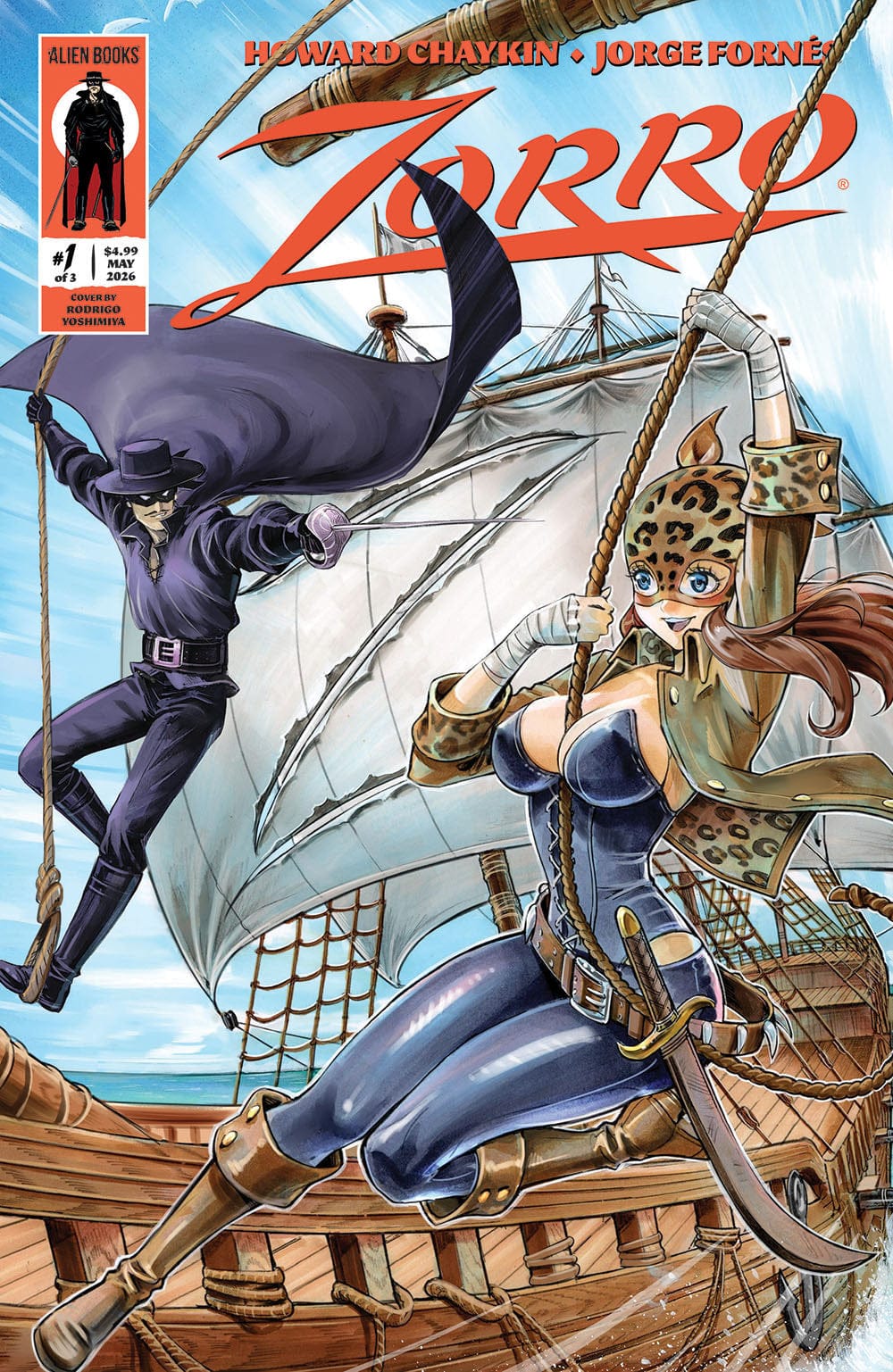 IDW Publishing Comic Books Zorro #1 Variant D (Yoshimiya) 73238818464400151 PRH-73238818464400151