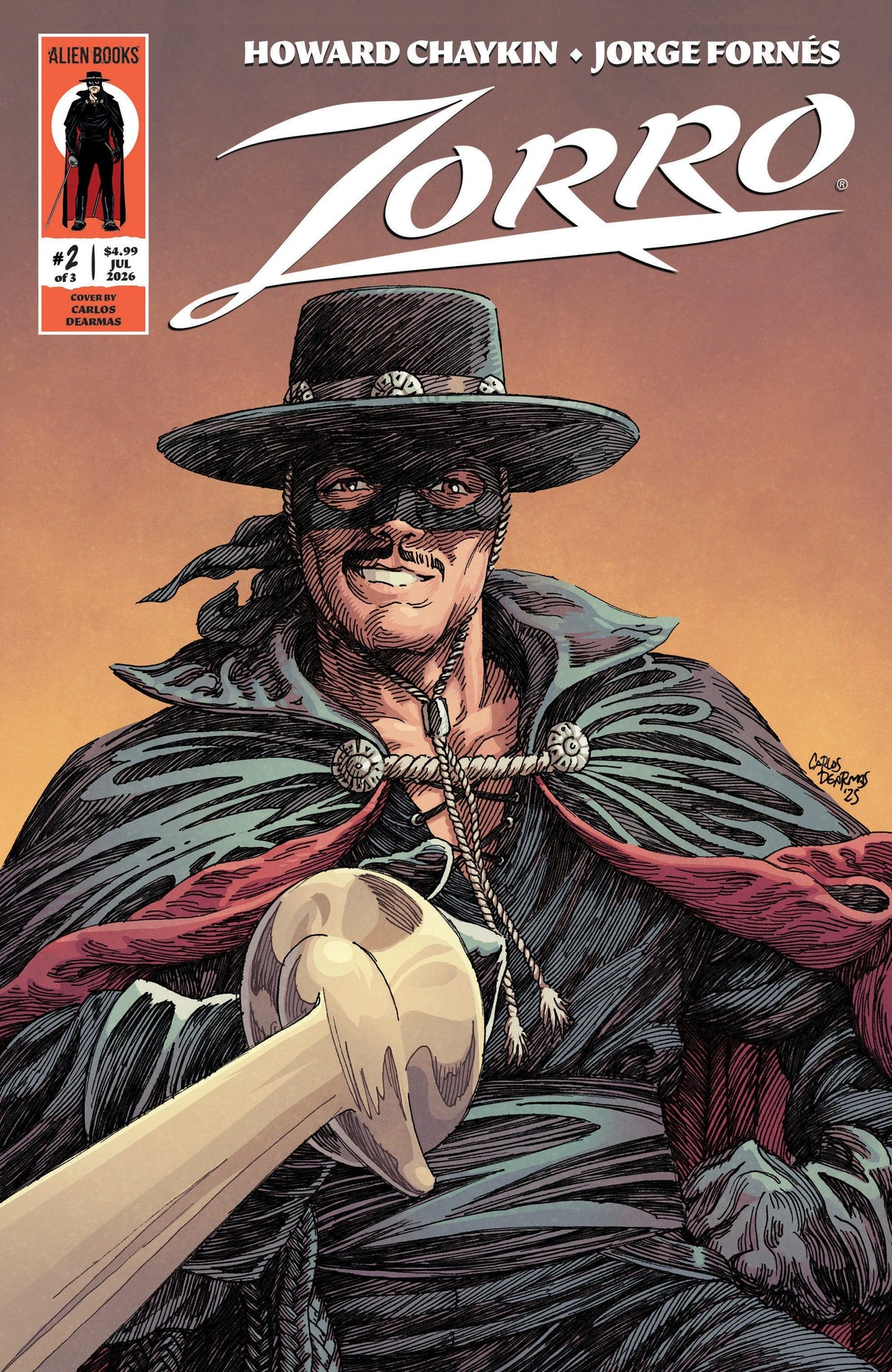 IDW Publishing Comic Books Zorro #2 Variant B (Dearmas) 73238818464400221 PRH-73238818464400221