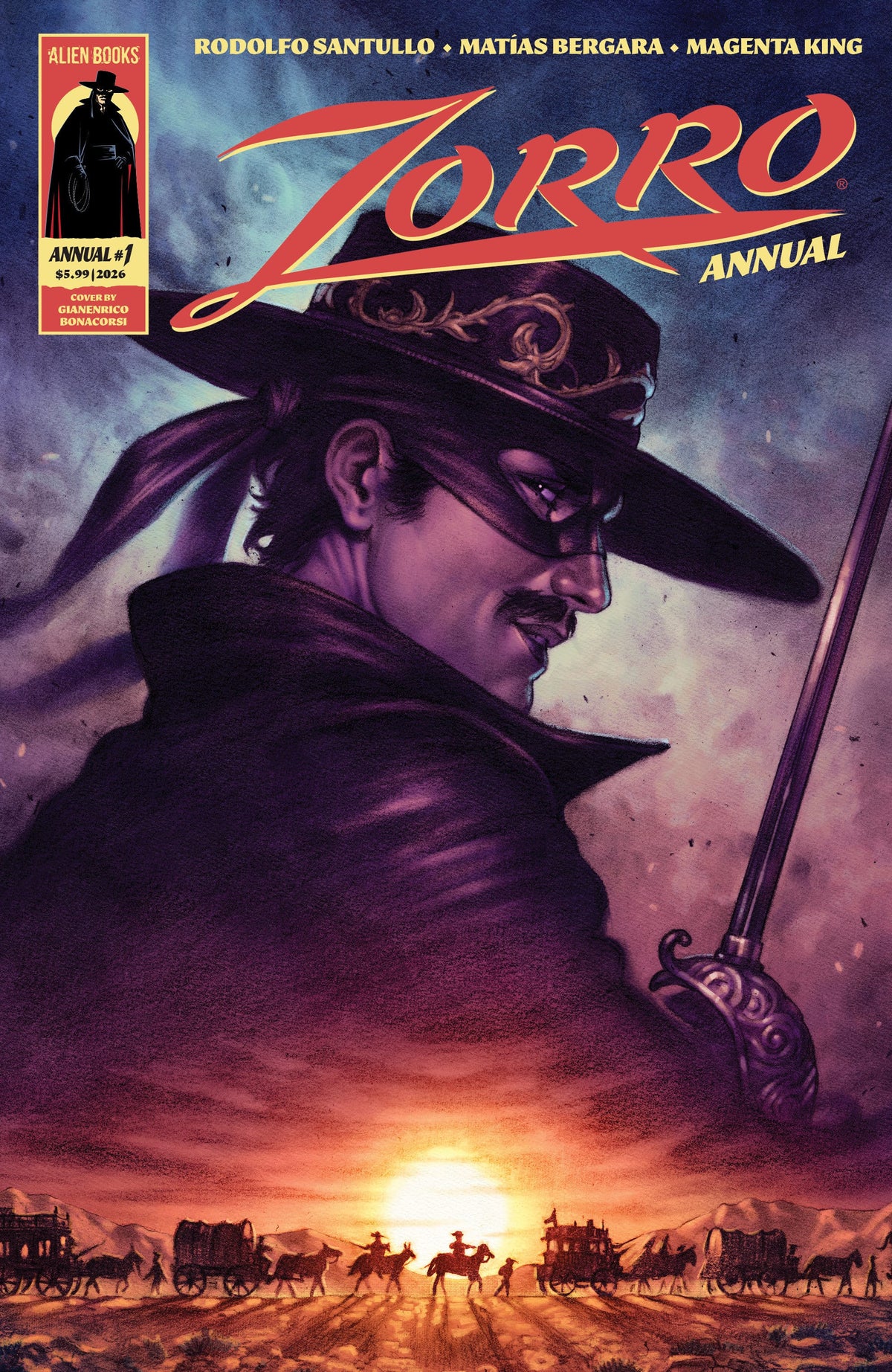 IDW Publishing Comic Books Zorro Annual #1 Cover A (Bonacorsi) (Release Date: 12/16/2026) 73238818454500111 PRH-73238818454500111