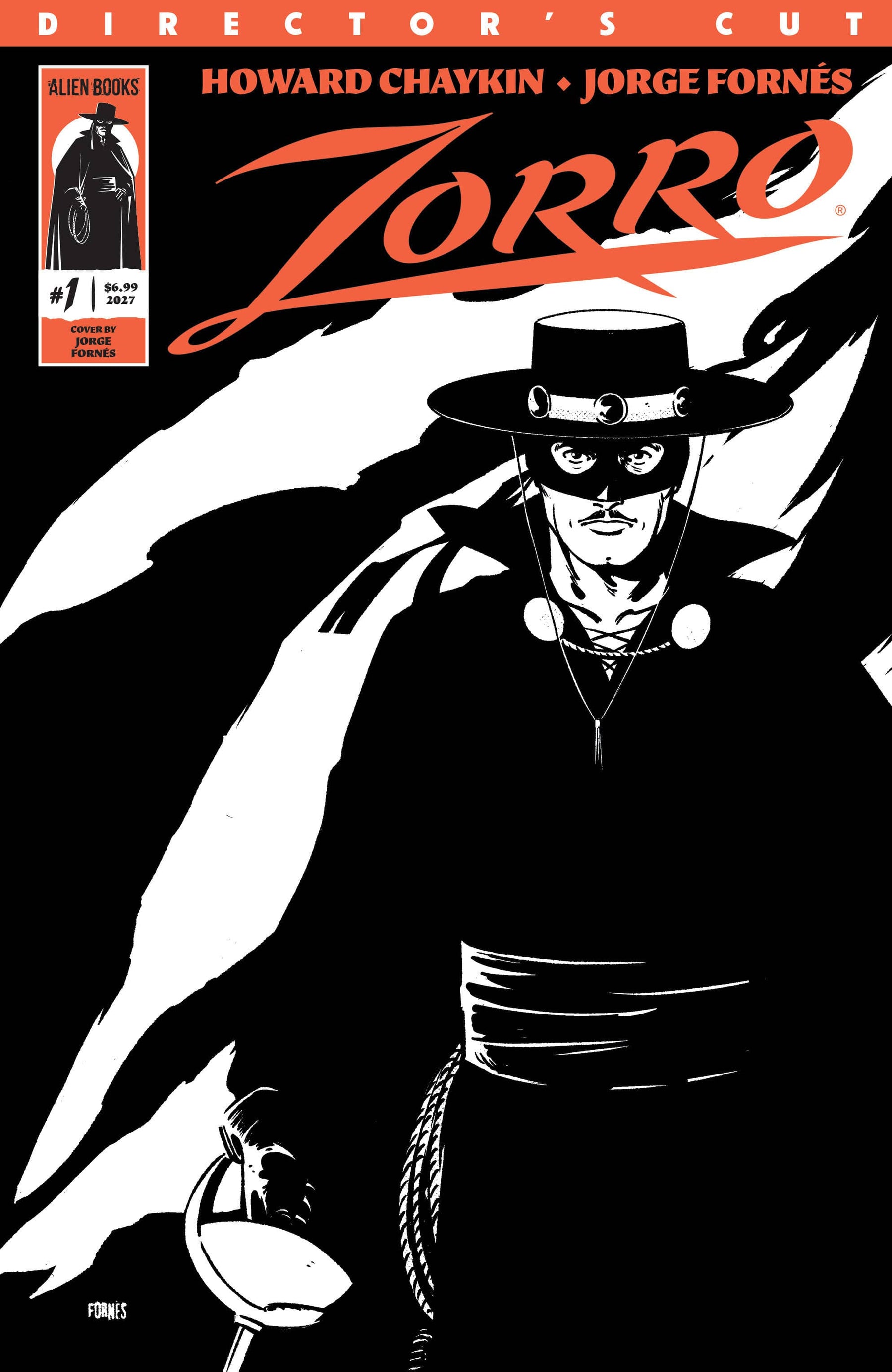 Zorro Directors Cut #1 Cover A (FornÃ©s) (Release Date: 02/03/2027)