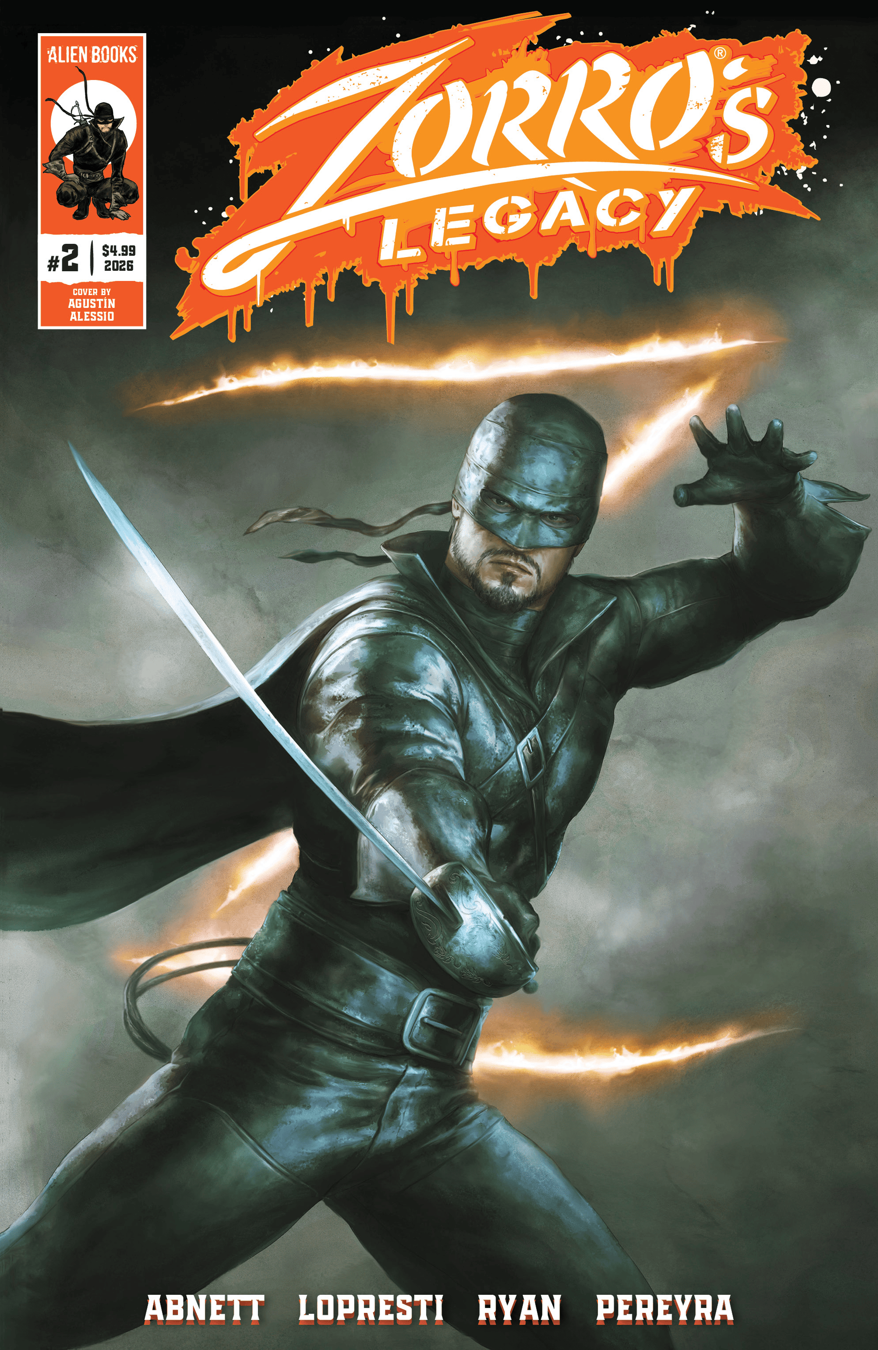 Zorro's Legacy #2 Variant C (Alessio) (Release Date: 08/19/2026)