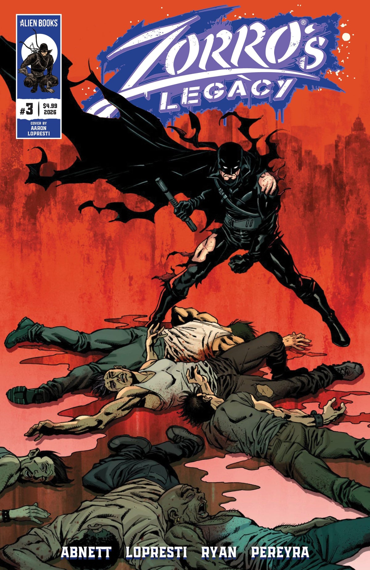 IDW Publishing Comic Books Zorro's Legacy #3 Cover A (Lopresti) (Release Date: 09/30/2026) 73238818484200311 PRH-73238818484200311