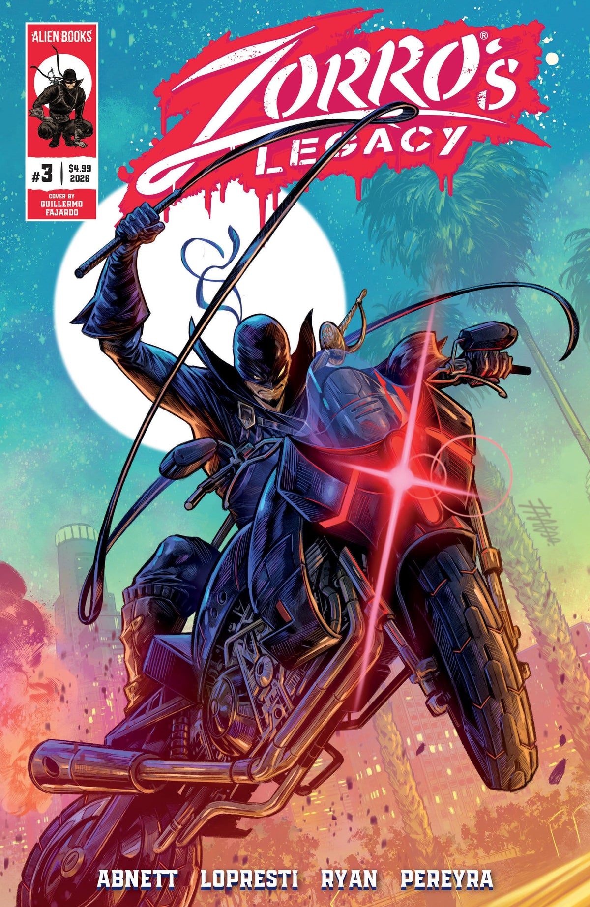 IDW Publishing Comic Books Zorro's Legacy #3 Variant C (Fajardo) (Release Date: 09/30/2026) 73238818484200331 PRH-73238818484200331