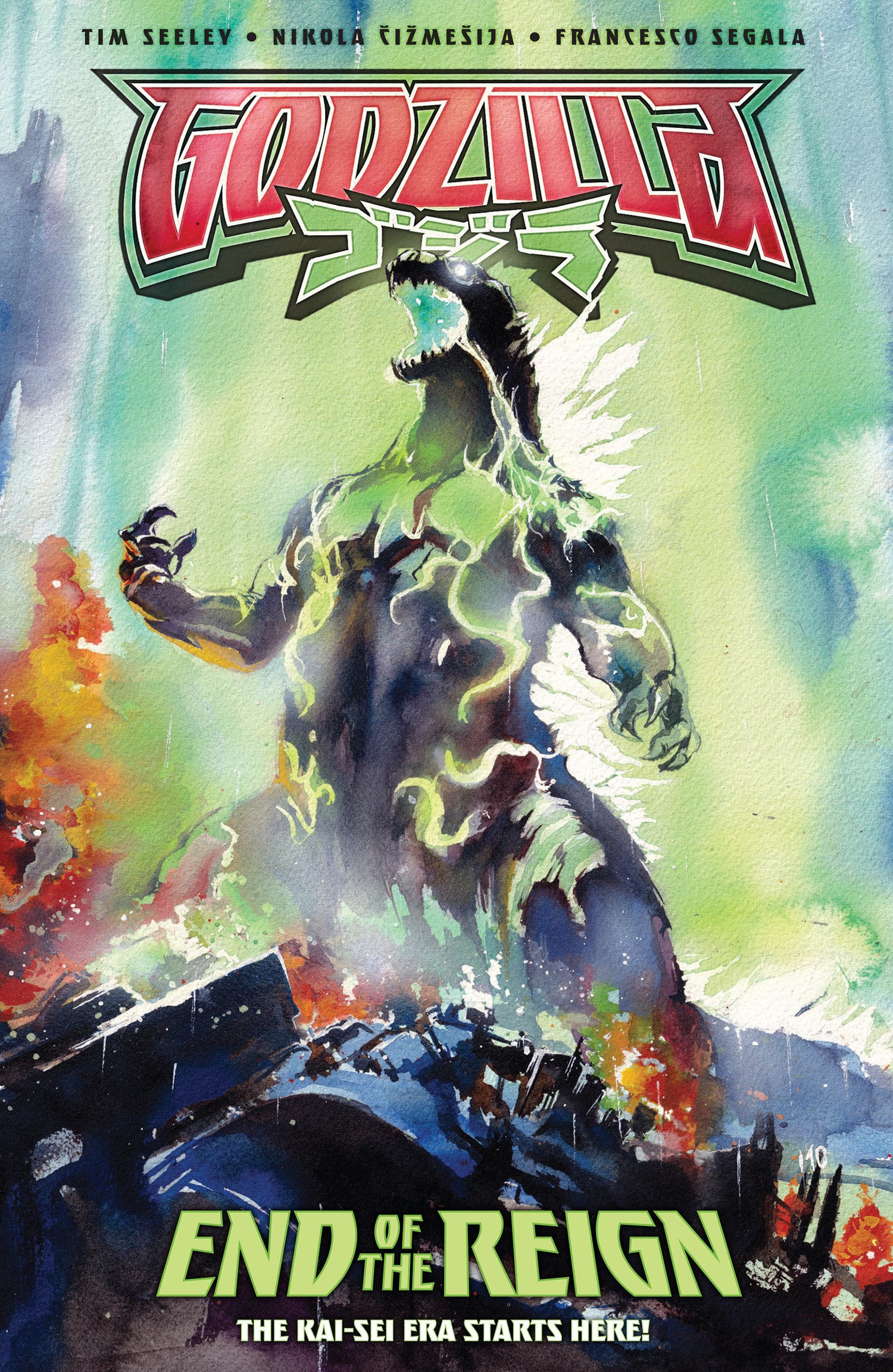 IDW Publishing Graphic Novel Godzilla [Kai-Sei Era]: End of the Reign TP 9798887244501 PRH-9798887244501