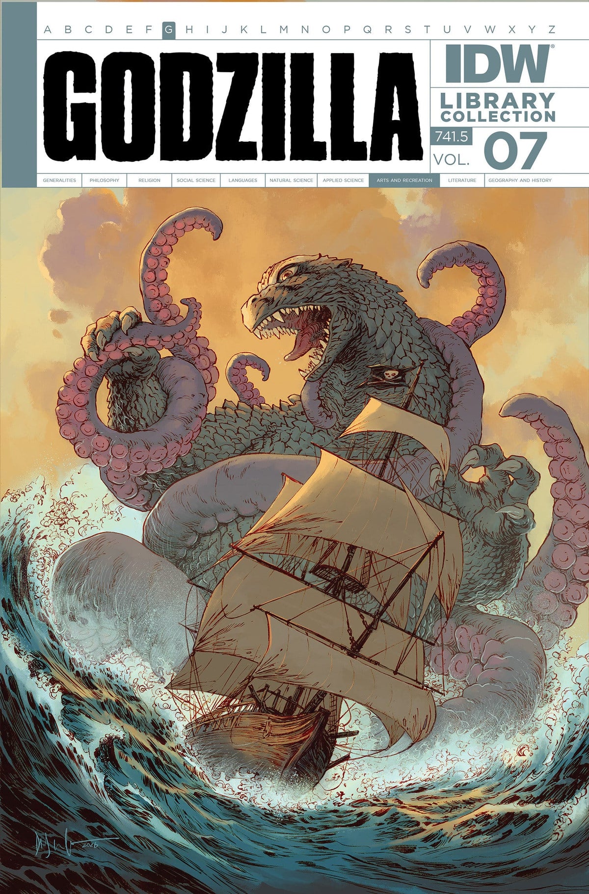 IDW Publishing Graphic Novel Godzilla Library Collection, Vol. 7 TP (Release Date: 10/20/2026) 9798887244952 PRH- 9798897657575